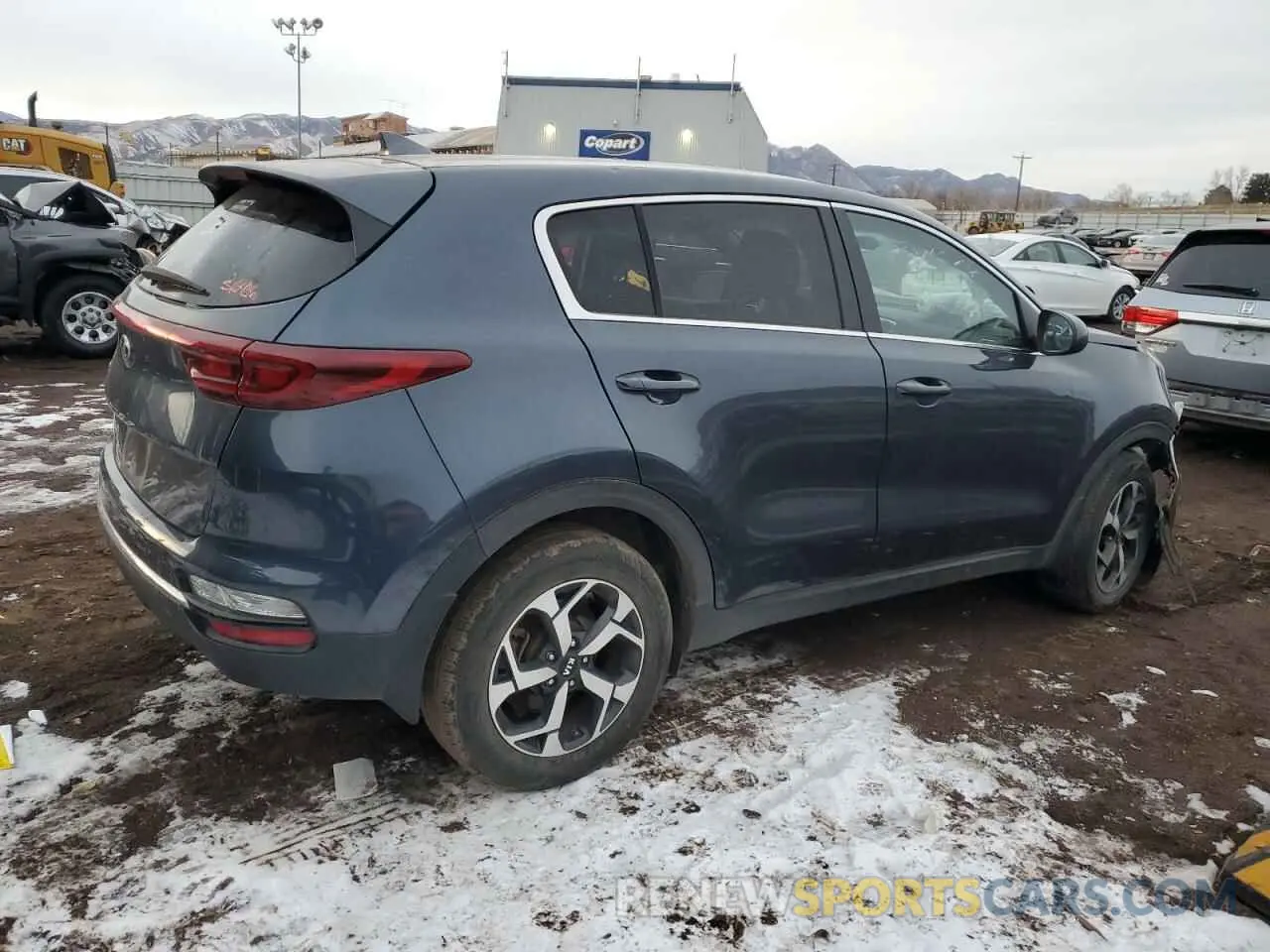 3 fotografías del automóvil dañado KNDPM3AC6M7845199 KIA SPORTAGE 2021