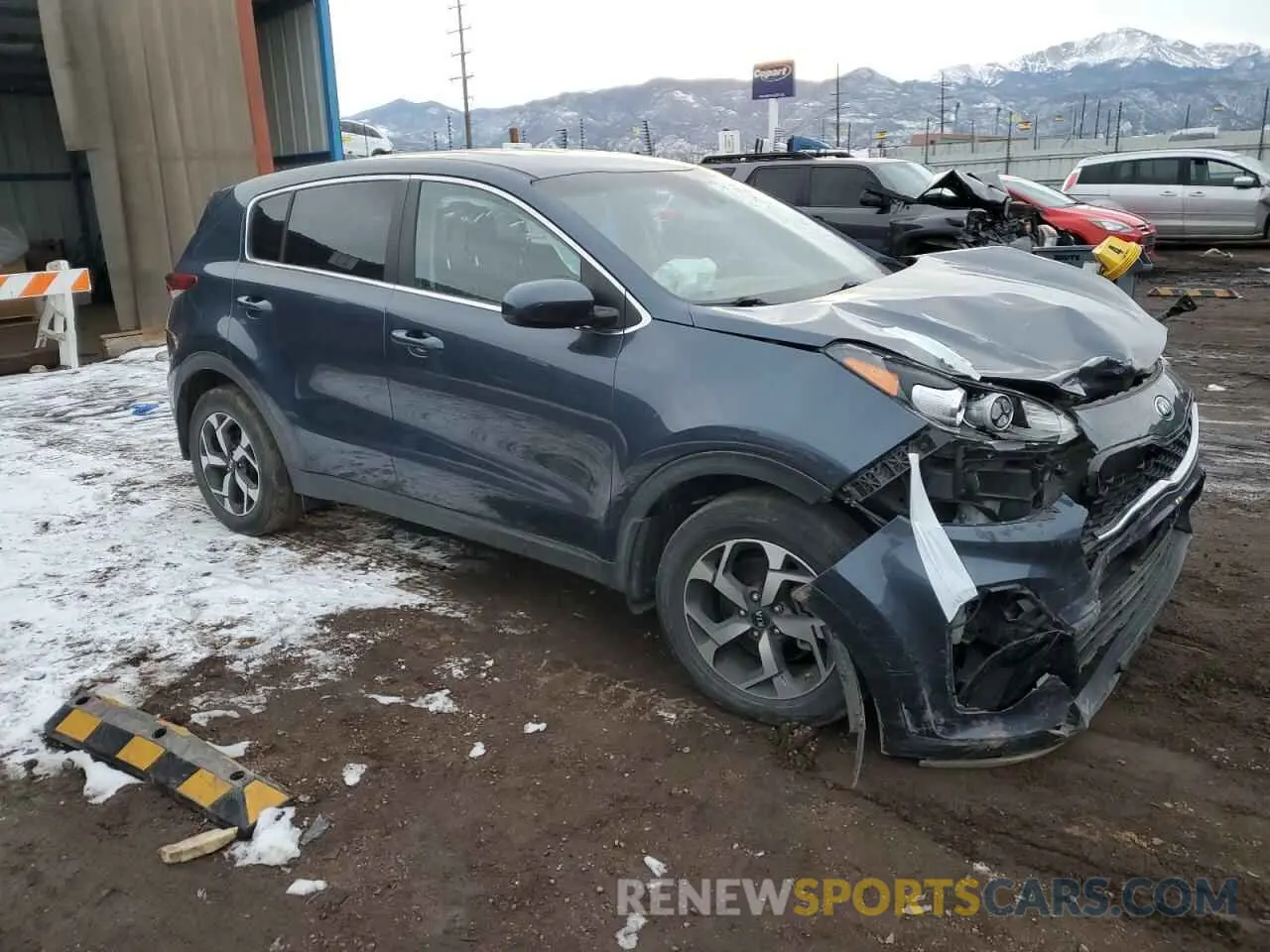 4 fotografías del automóvil dañado KNDPM3AC6M7845199 KIA SPORTAGE 2021