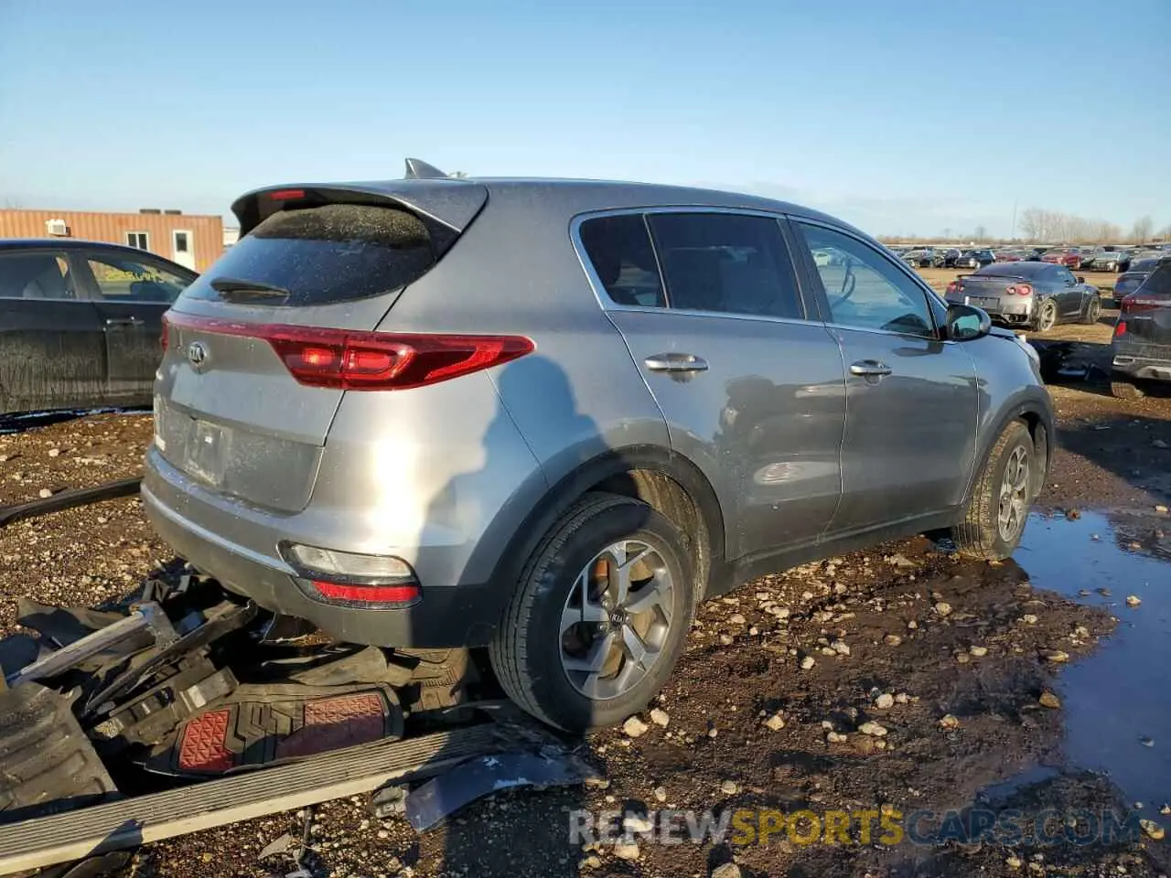 3 fotografías del automóvil dañado KNDPM3AC6M7851231 KIA SPORTAGE 2021