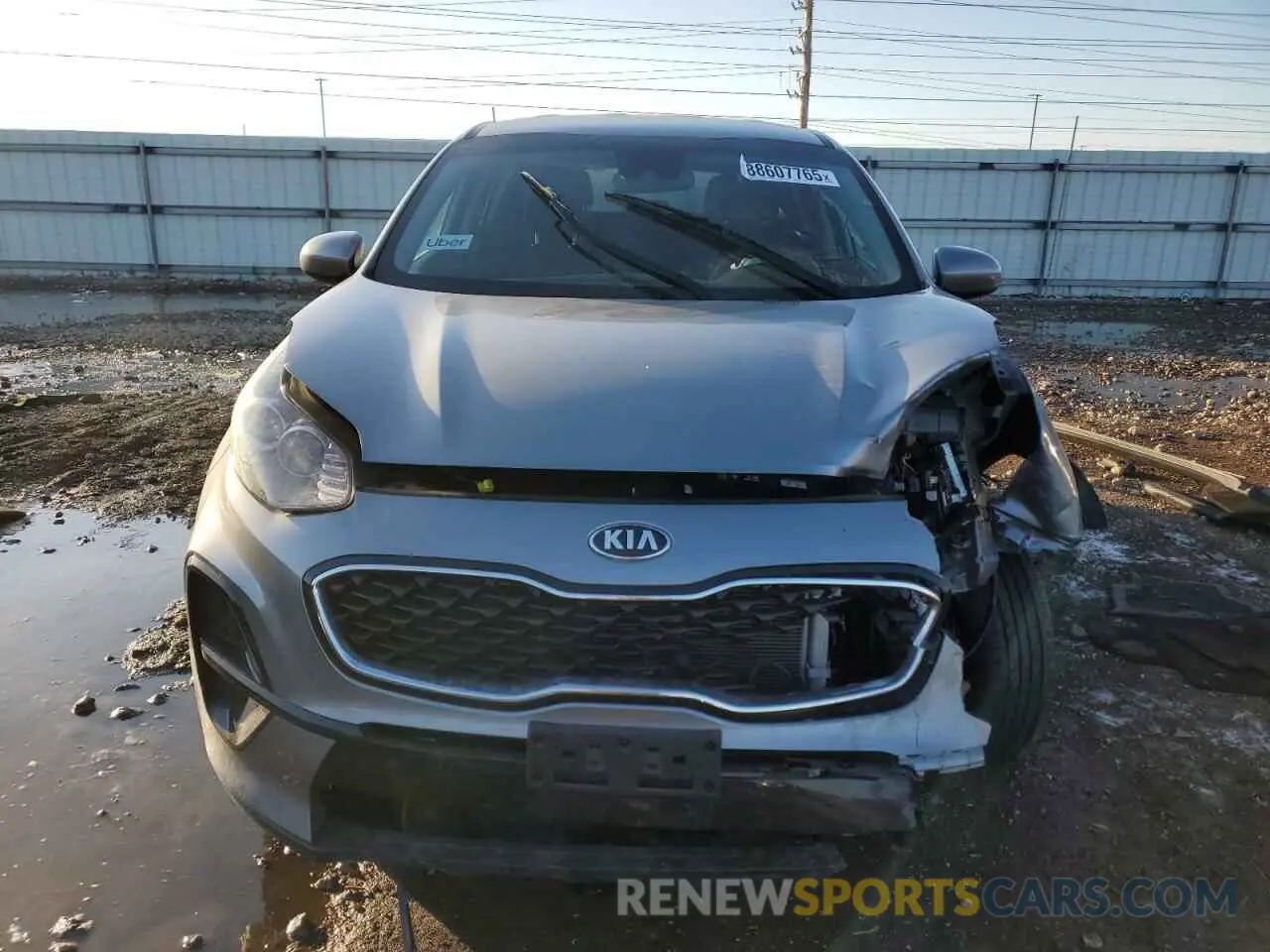 5 fotografías del automóvil dañado KNDPM3AC6M7851231 KIA SPORTAGE 2021