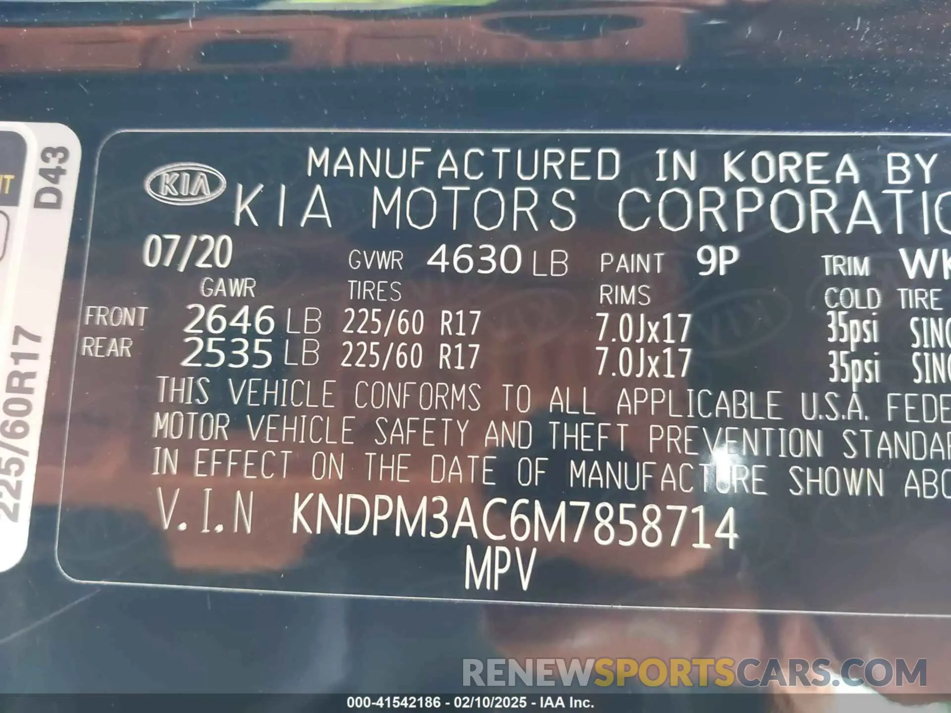 9 fotografías del automóvil dañado KNDPM3AC6M7858714 KIA SPORTAGE 2021
