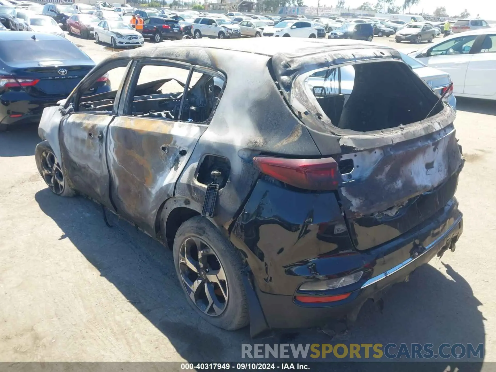 3 fotografías del automóvil dañado KNDPM3AC6M7880714 KIA SPORTAGE 2021
