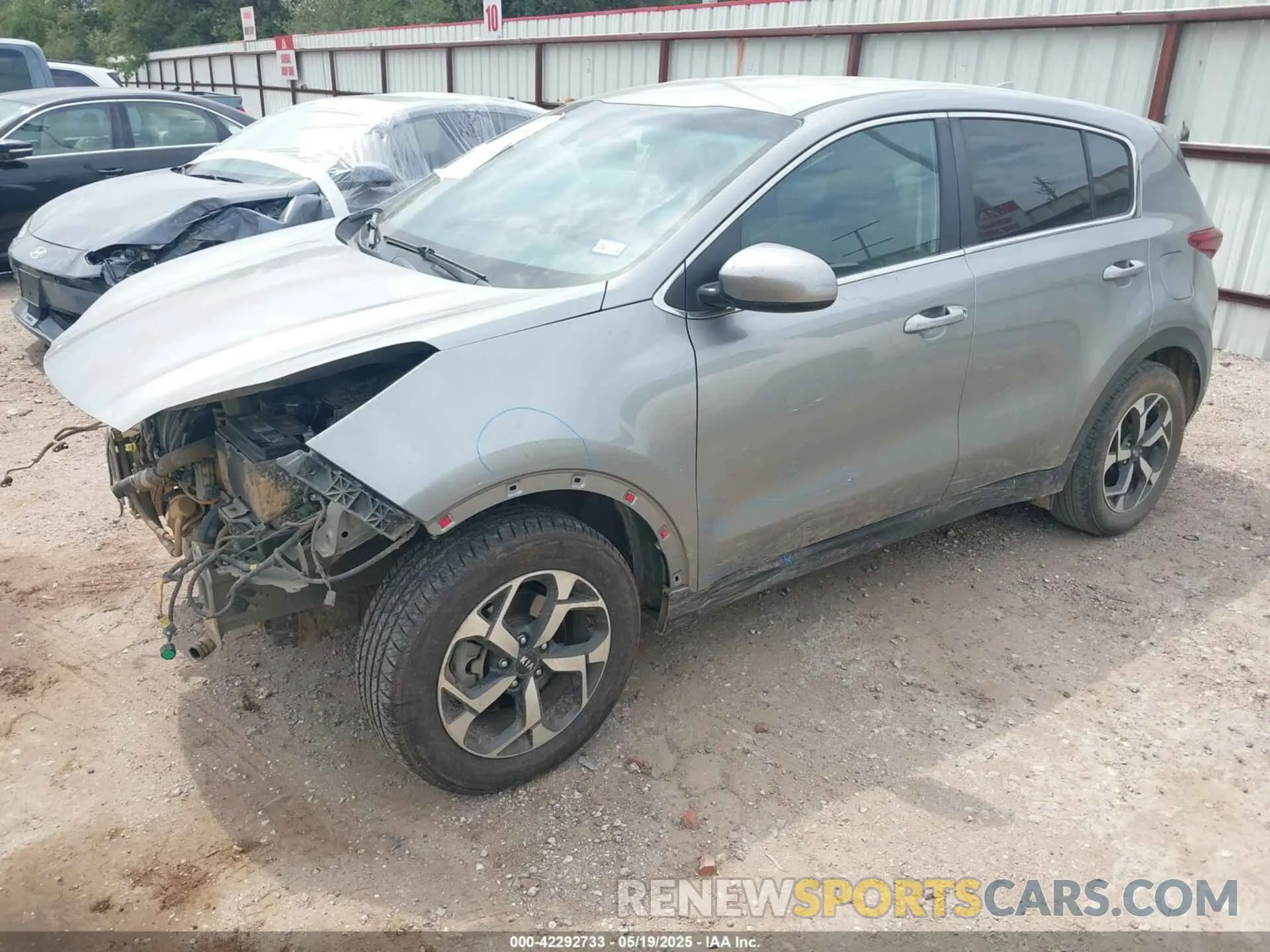 2 fotografías del automóvil dañado KNDPM3AC6M7889283 KIA SPORTAGE 2021