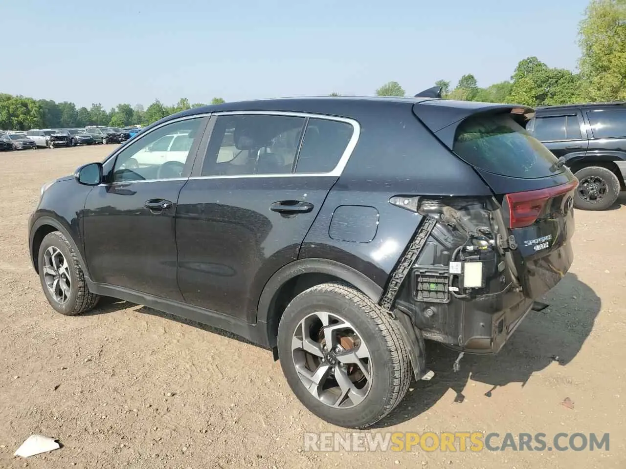 2 fotografías del automóvil dañado KNDPM3AC6M7901335 KIA SPORTAGE 2021