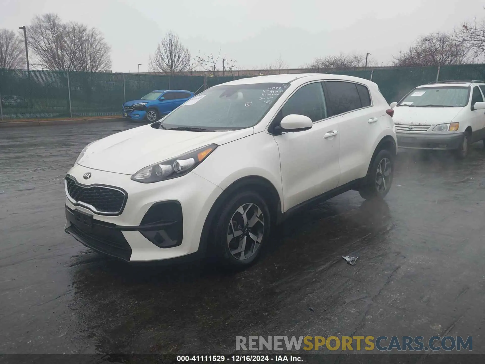 2 fotografías del automóvil dañado KNDPM3AC6M7930687 KIA SPORTAGE 2021
