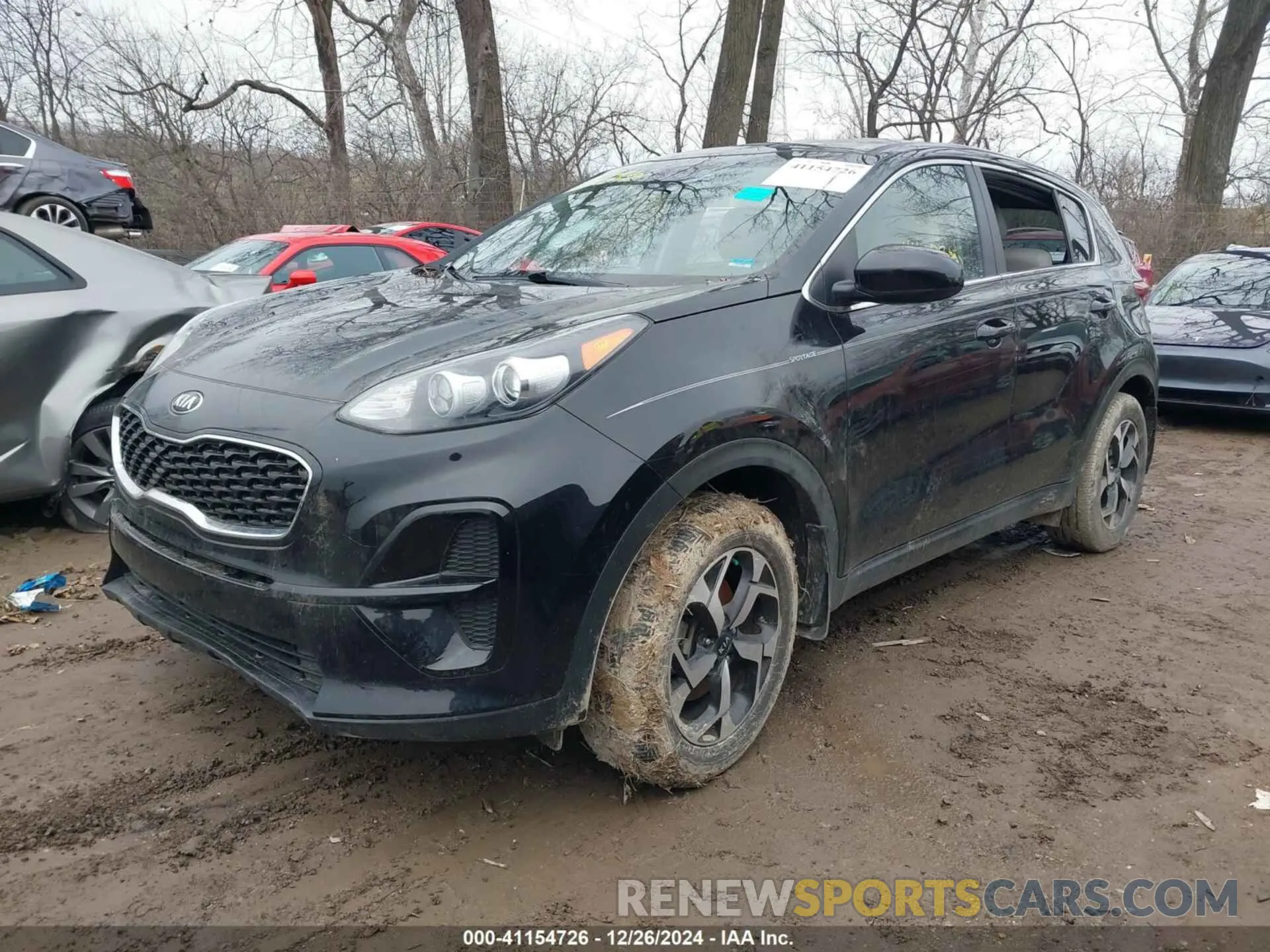 2 fotografías del automóvil dañado KNDPM3AC7M7879104 KIA SPORTAGE 2021