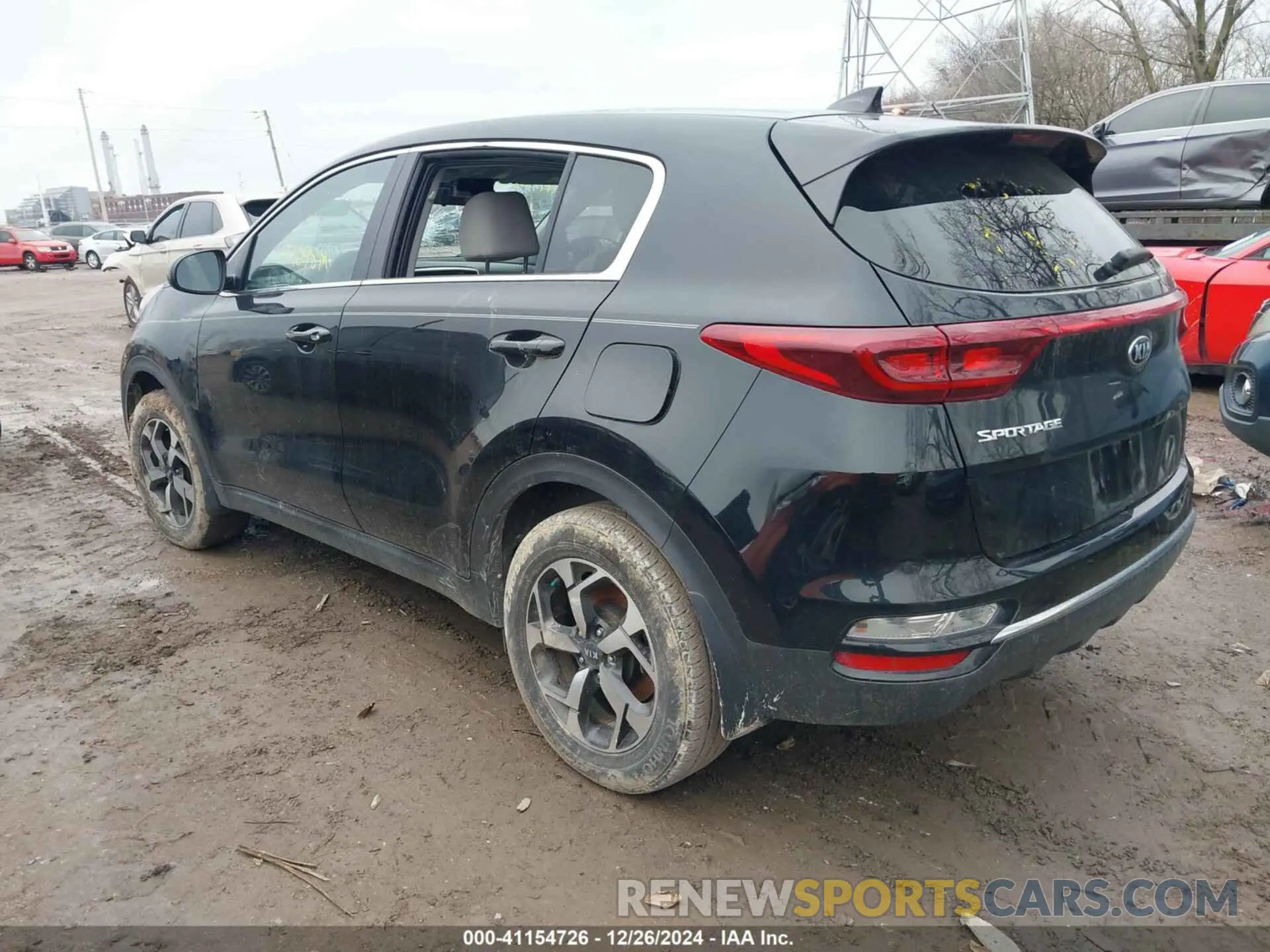 3 fotografías del automóvil dañado KNDPM3AC7M7879104 KIA SPORTAGE 2021