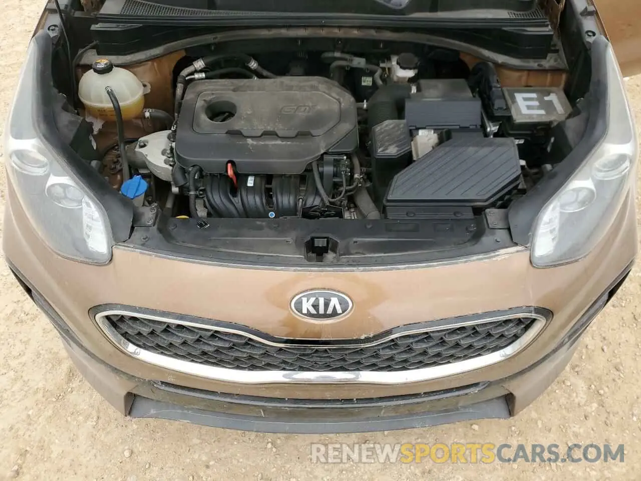 12 fotografías del automóvil dañado KNDPM3AC7M7884027 KIA SPORTAGE 2021
