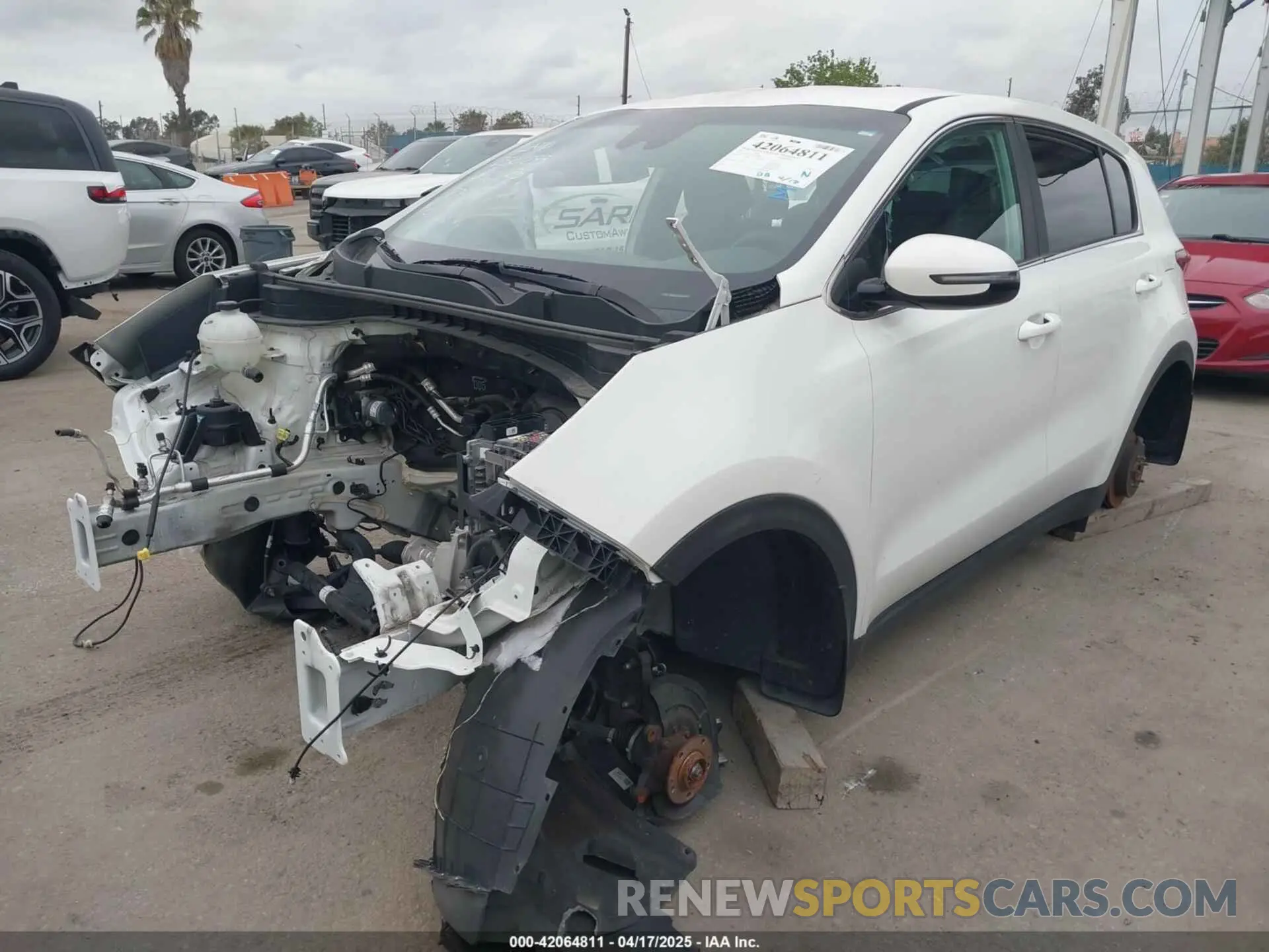2 fotografías del automóvil dañado KNDPM3AC8M7848797 KIA SPORTAGE 2021