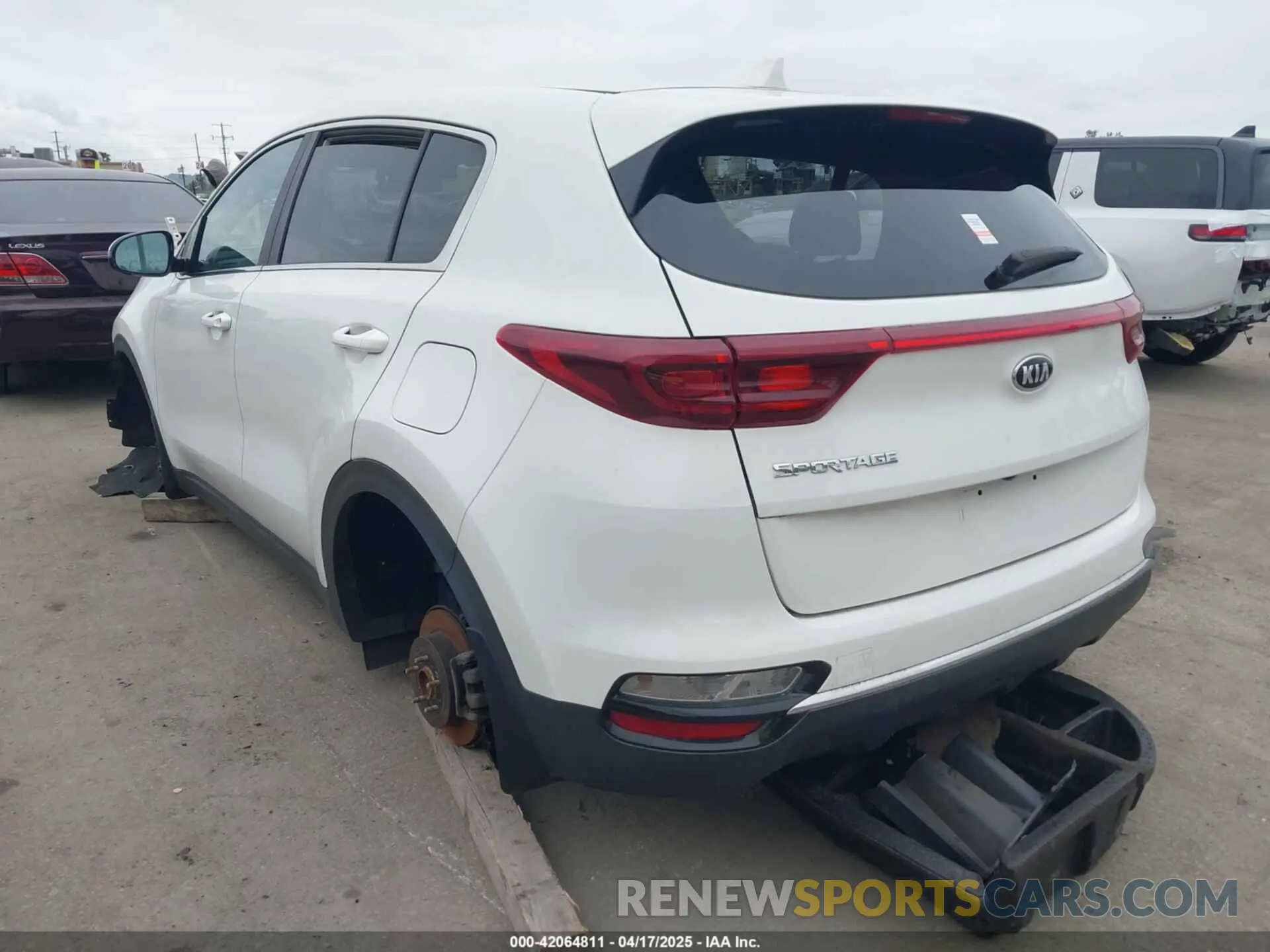 3 fotografías del automóvil dañado KNDPM3AC8M7848797 KIA SPORTAGE 2021