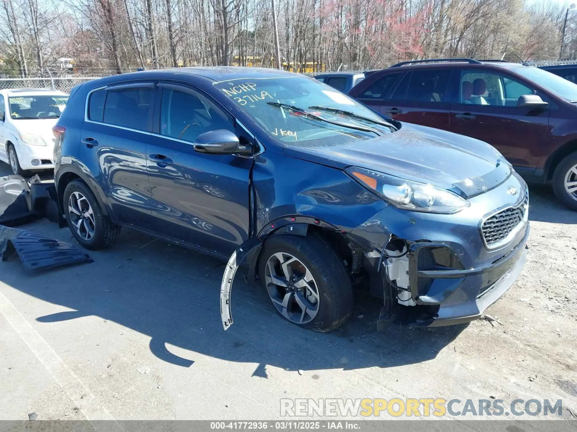 1 fotografías del automóvil dañado KNDPM3AC8M7855720 KIA SPORTAGE 2021