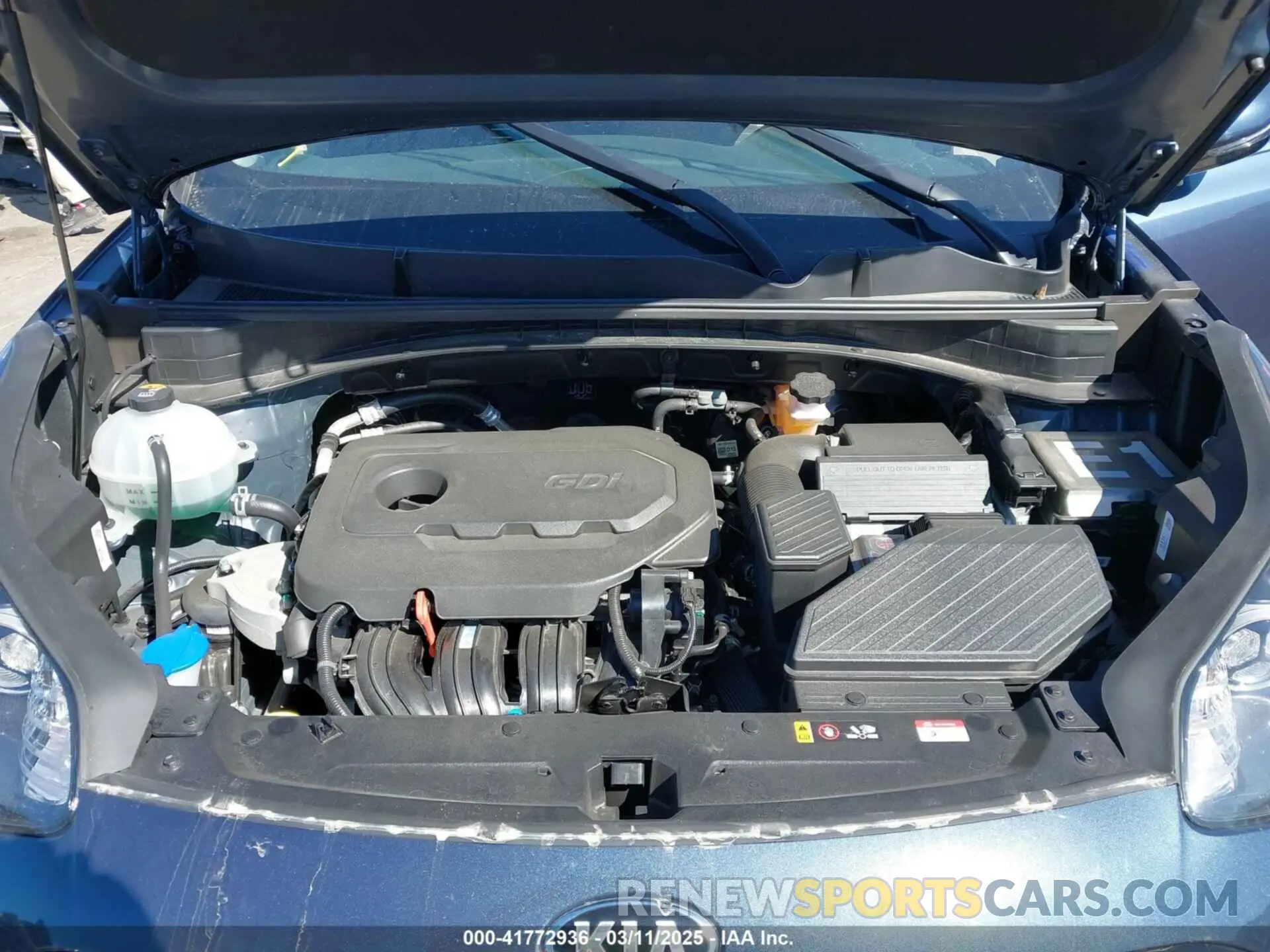 10 fotografías del automóvil dañado KNDPM3AC8M7855720 KIA SPORTAGE 2021