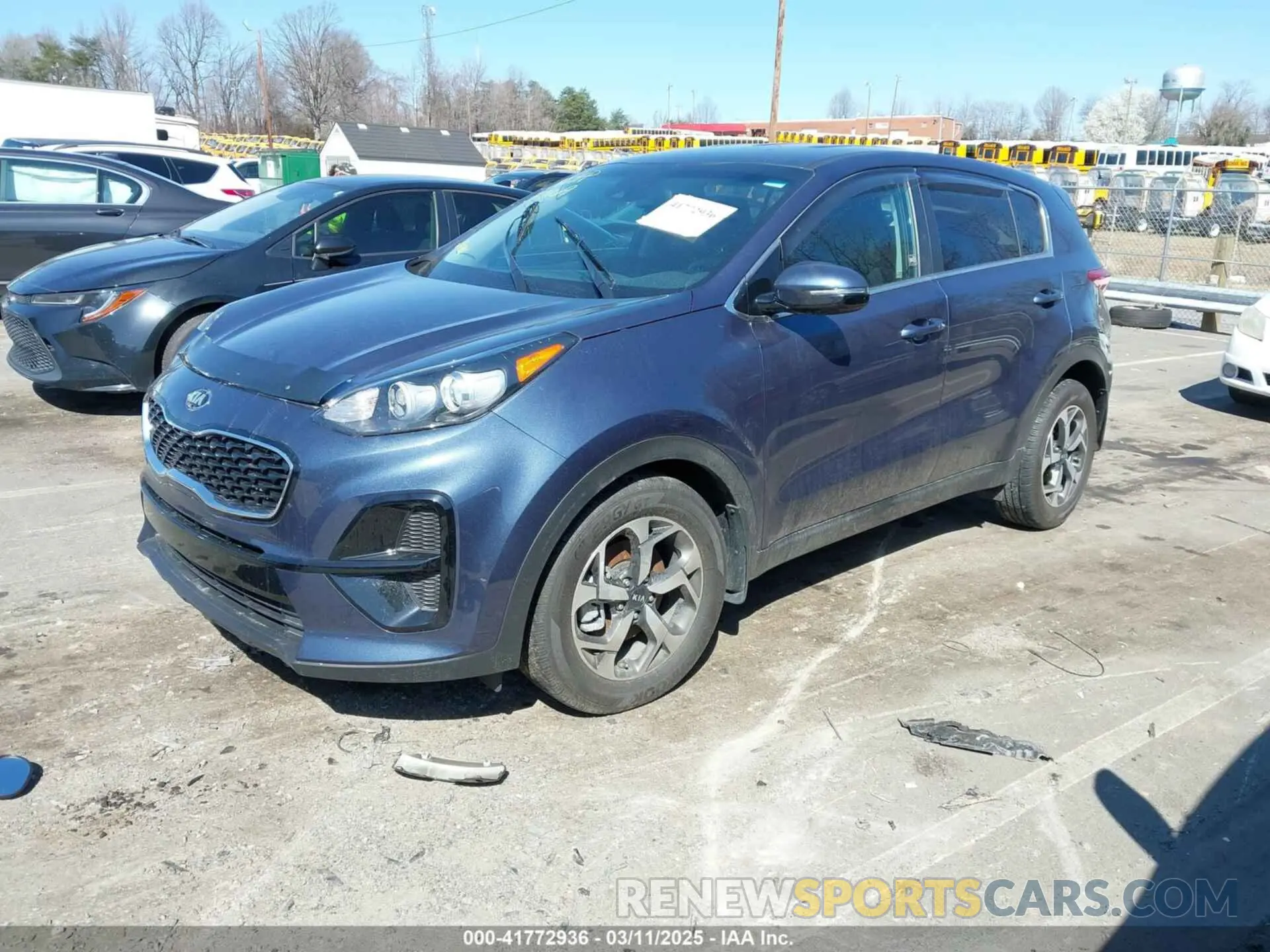 2 fotografías del automóvil dañado KNDPM3AC8M7855720 KIA SPORTAGE 2021