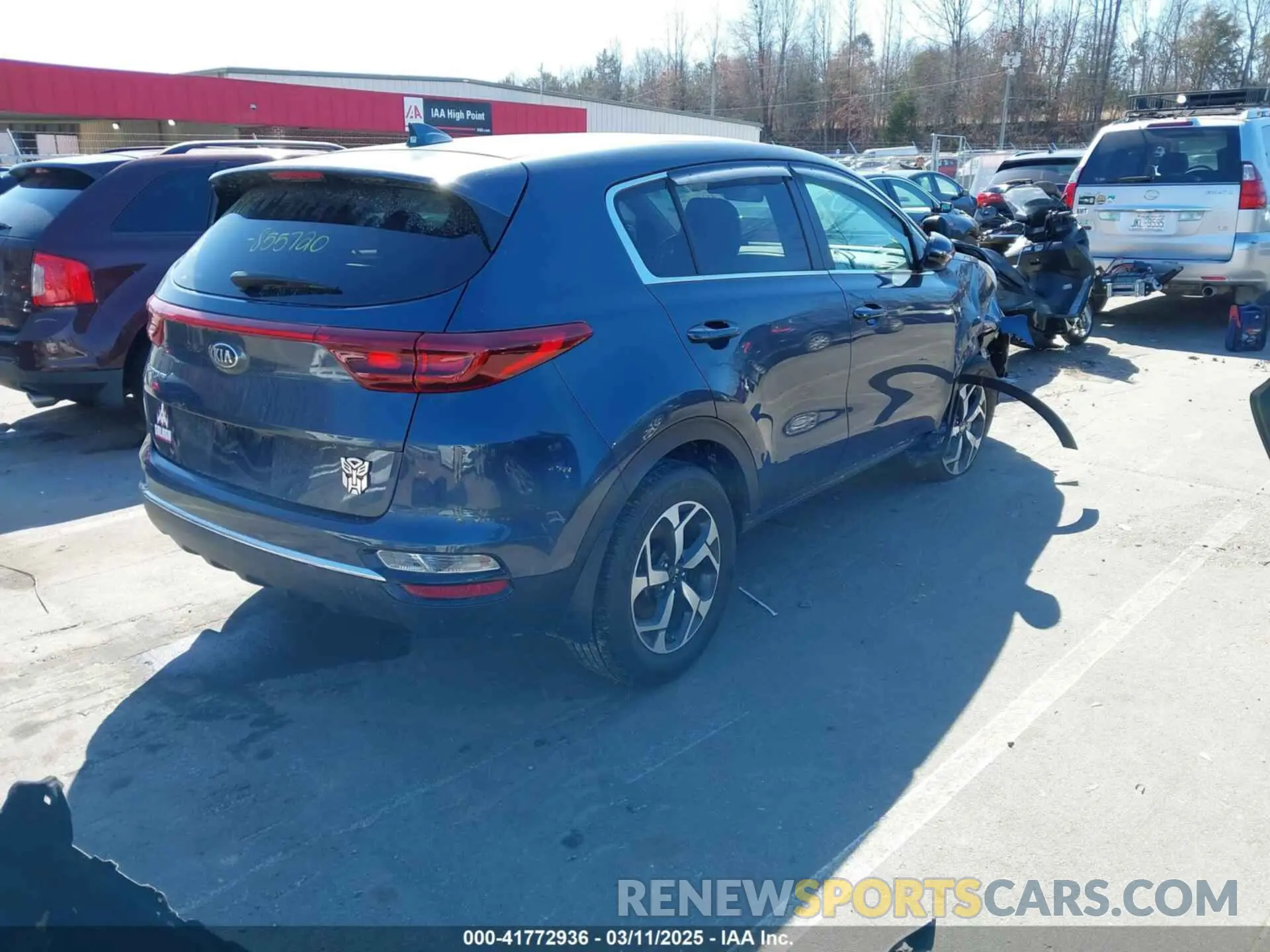 4 fotografías del automóvil dañado KNDPM3AC8M7855720 KIA SPORTAGE 2021
