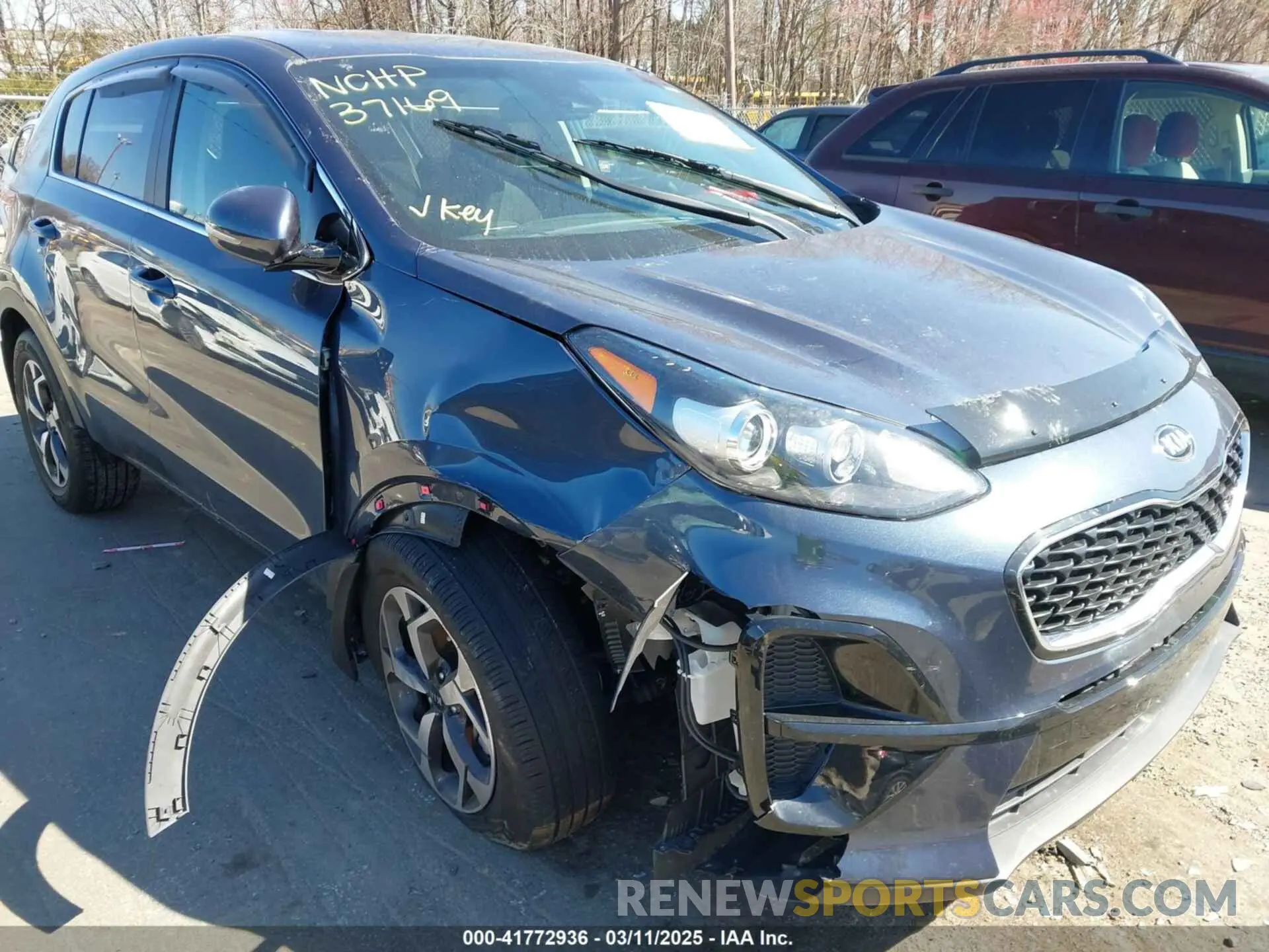 6 fotografías del automóvil dañado KNDPM3AC8M7855720 KIA SPORTAGE 2021