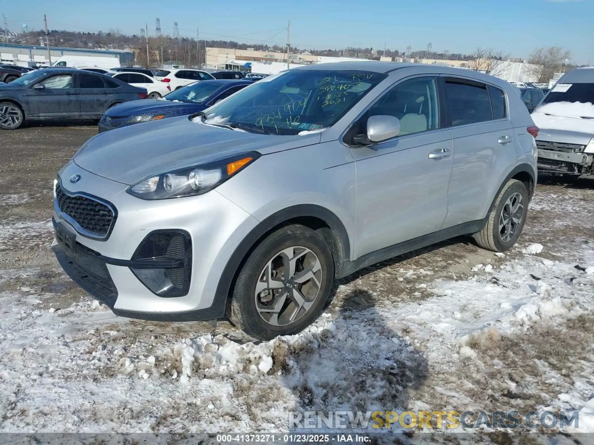 2 fotografías del automóvil dañado KNDPM3AC8M7934904 KIA SPORTAGE 2021