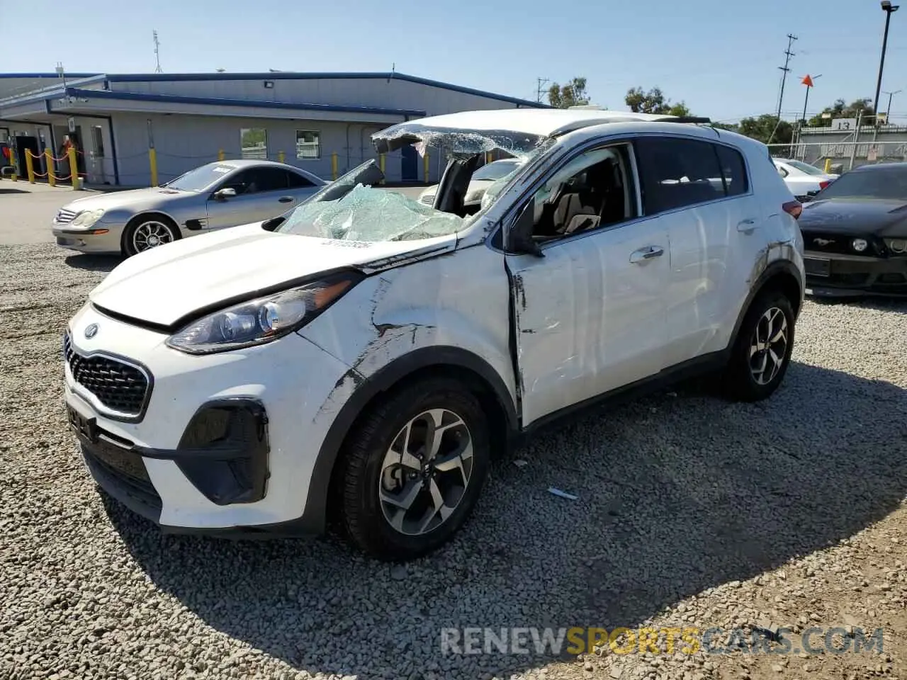 1 fotografías del automóvil dañado KNDPM3AC9M7856150 KIA SPORTAGE 2021