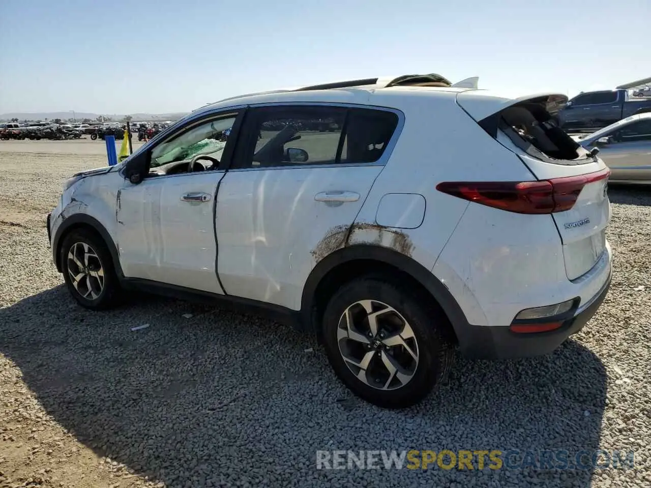 2 fotografías del automóvil dañado KNDPM3AC9M7856150 KIA SPORTAGE 2021