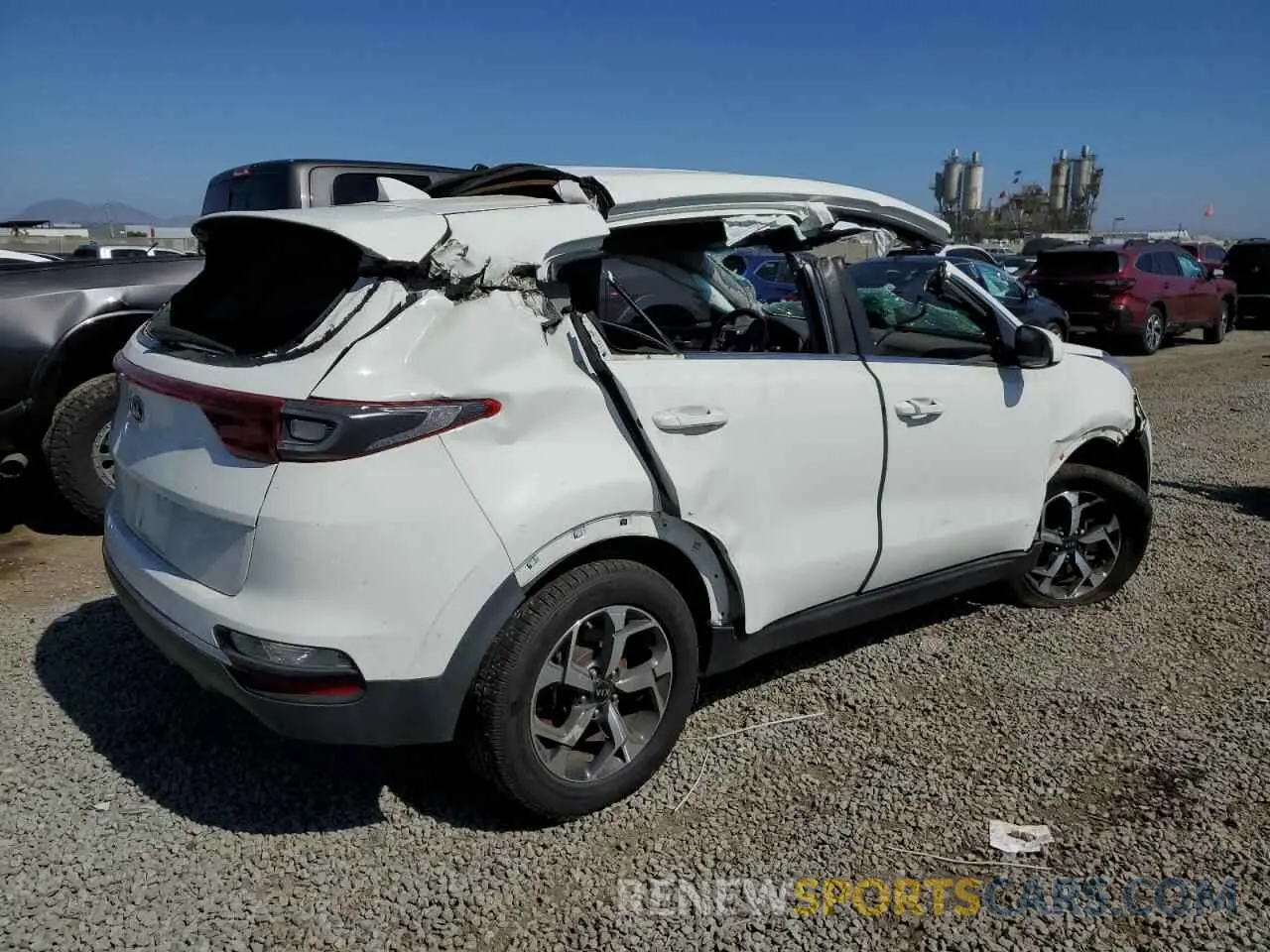3 fotografías del automóvil dañado KNDPM3AC9M7856150 KIA SPORTAGE 2021