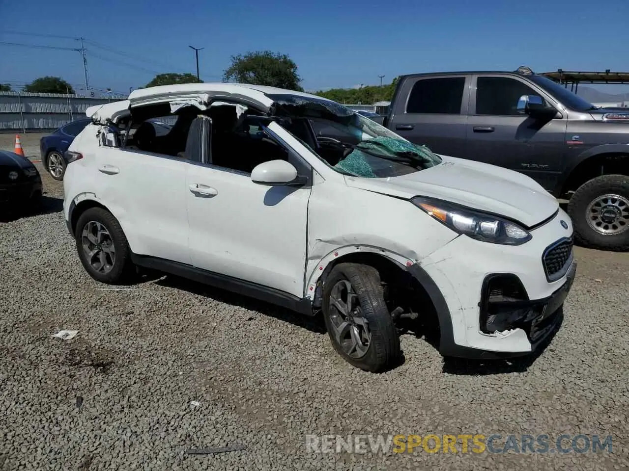 4 fotografías del automóvil dañado KNDPM3AC9M7856150 KIA SPORTAGE 2021