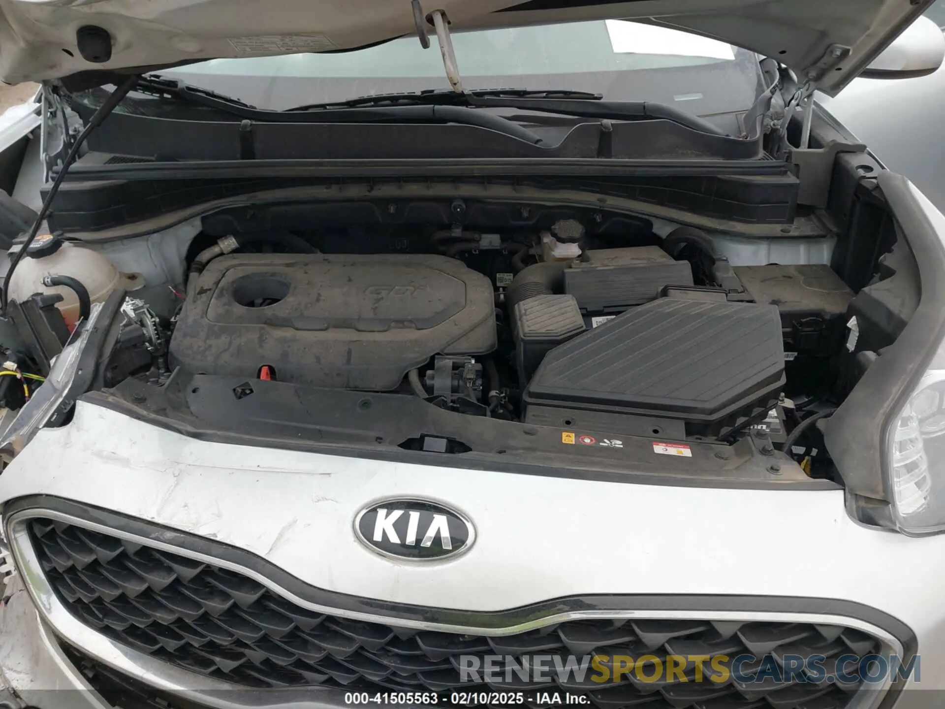 10 fotografías del automóvil dañado KNDPM3AC9M7926293 KIA SPORTAGE 2021