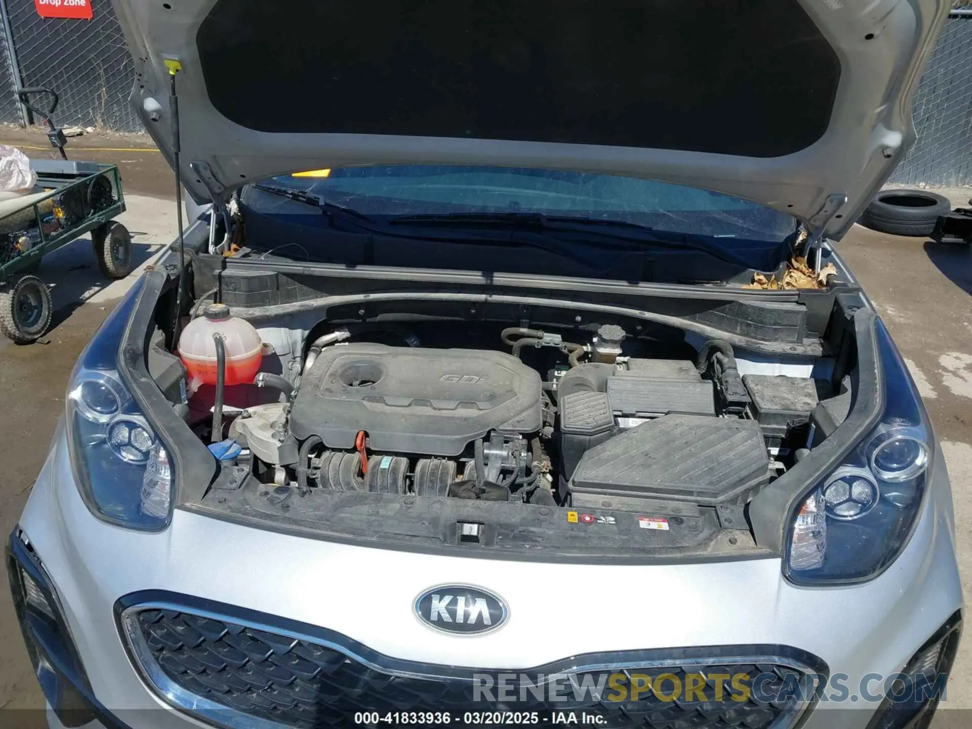 10 fotografías del automóvil dañado KNDPM3AC9M7927654 KIA SPORTAGE 2021