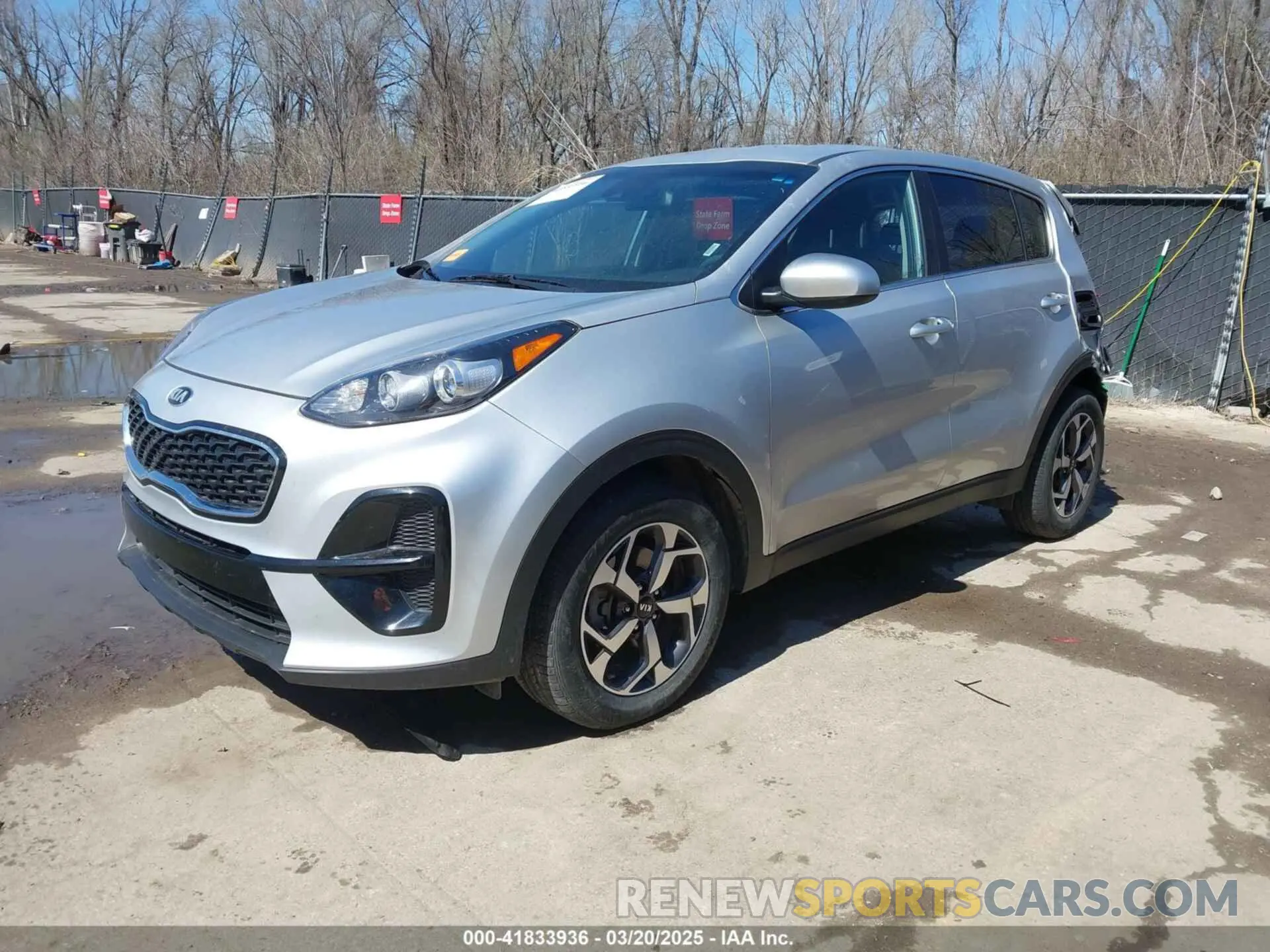2 fotografías del automóvil dañado KNDPM3AC9M7927654 KIA SPORTAGE 2021