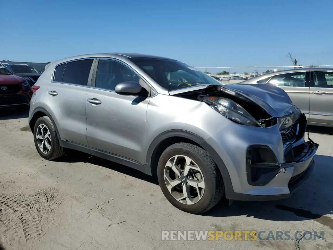 4 fotografías del automóvil dañado KNDPM3ACXM7842595 KIA SPORTAGE 2021