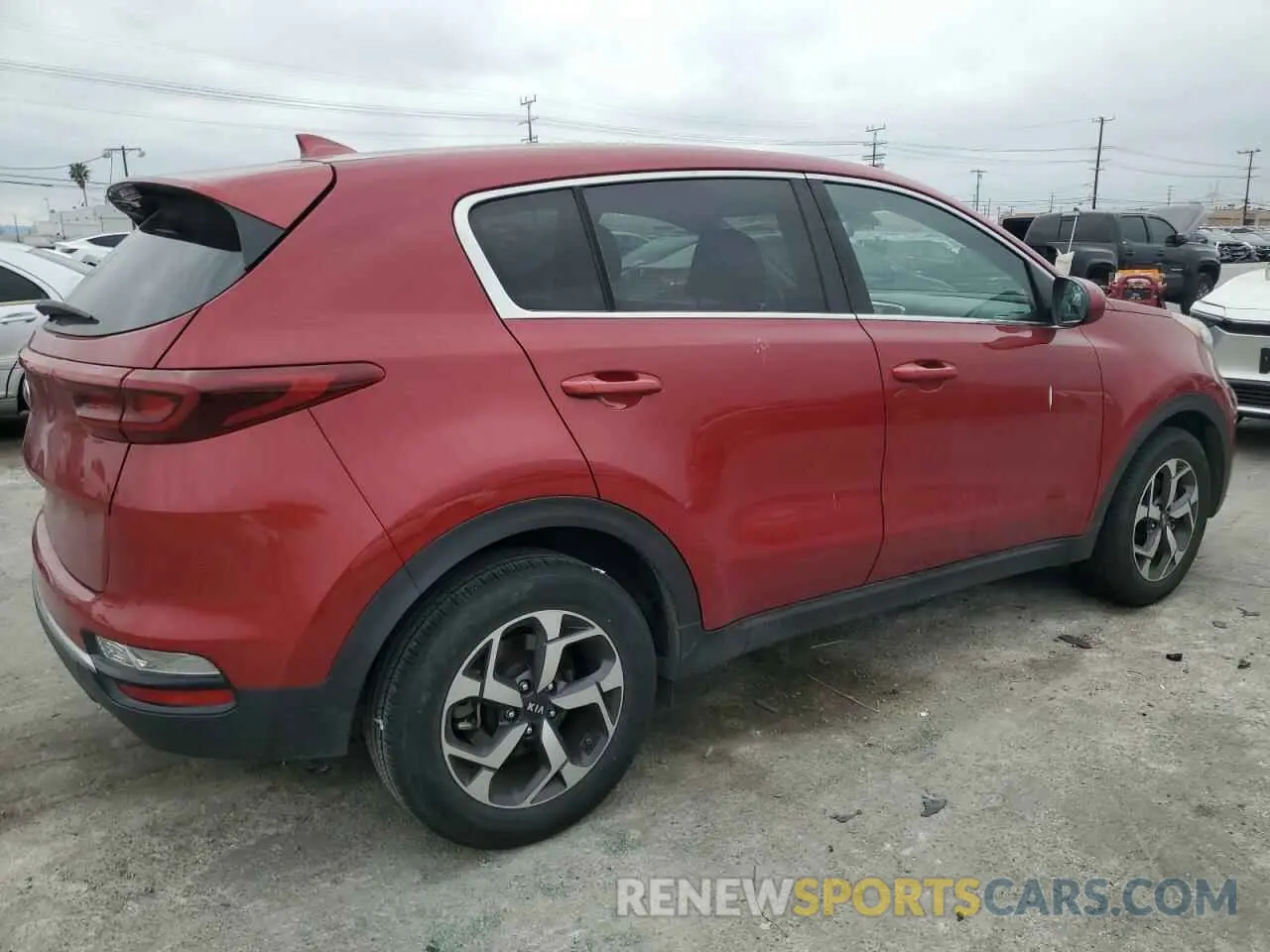 3 fotografías del automóvil dañado KNDPM3ACXM7844928 KIA SPORTAGE 2021