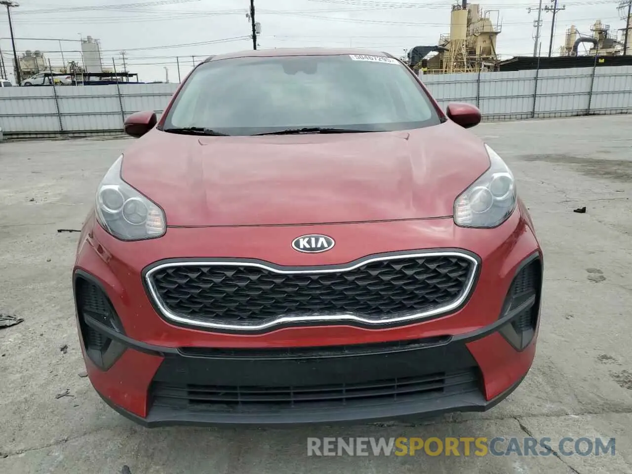 5 fotografías del automóvil dañado KNDPM3ACXM7844928 KIA SPORTAGE 2021