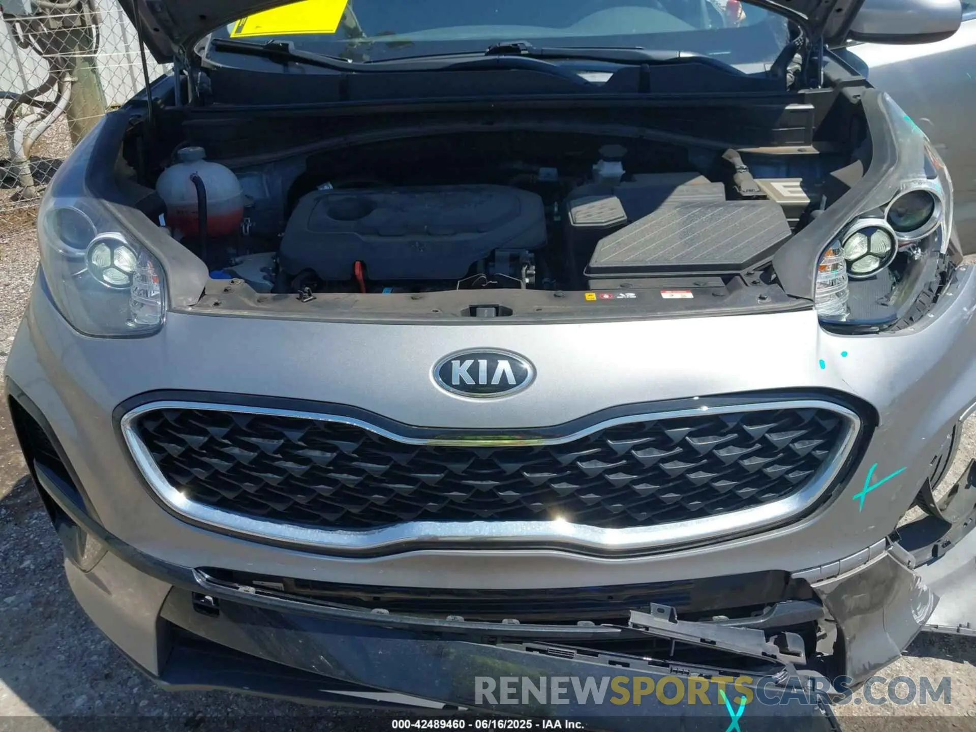10 fotografías del automóvil dañado KNDPM3ACXM7899752 KIA SPORTAGE 2021