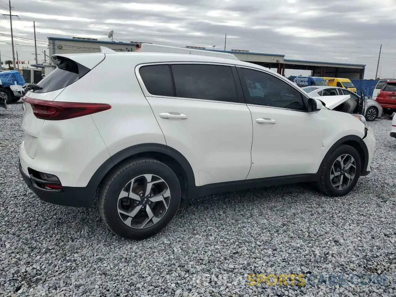 3 fotografías del automóvil dañado KNDPM3ACXM7915352 KIA SPORTAGE 2021