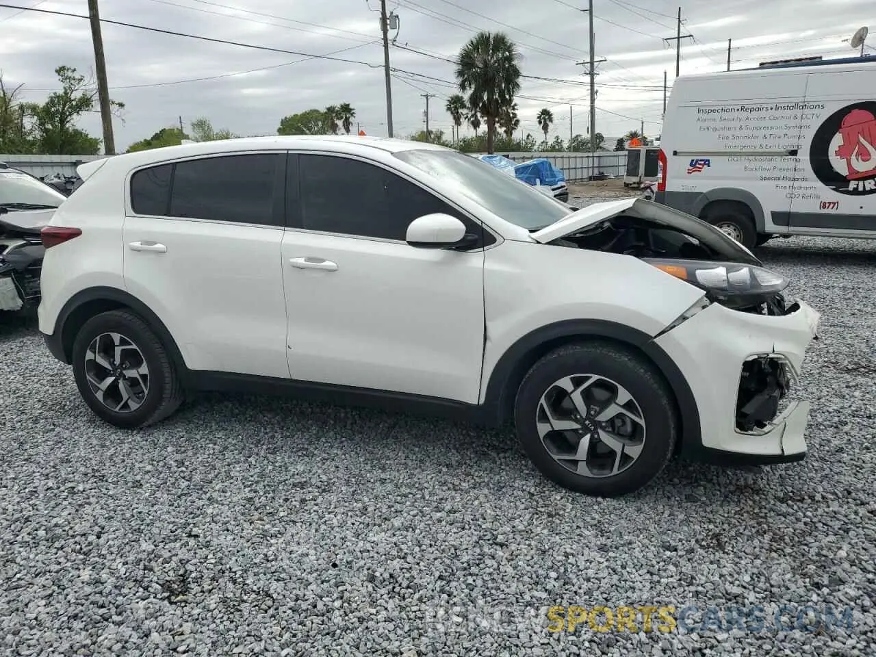 4 fotografías del automóvil dañado KNDPM3ACXM7915352 KIA SPORTAGE 2021