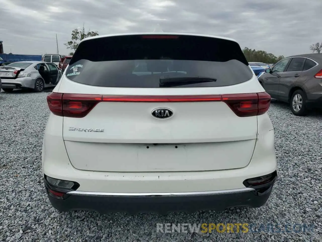 6 fotografías del automóvil dañado KNDPM3ACXM7915352 KIA SPORTAGE 2021