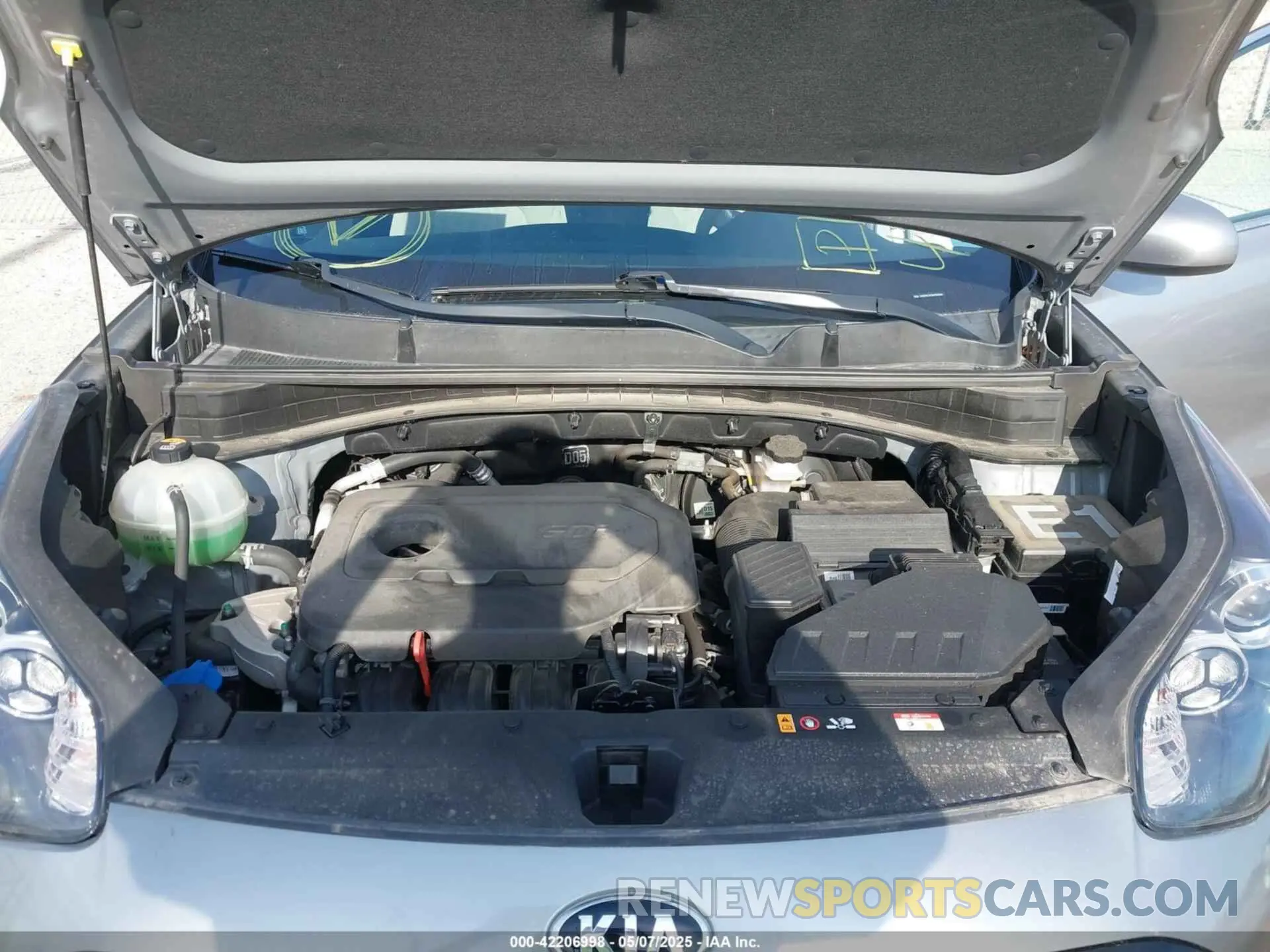 10 fotografías del automóvil dañado KNDPMCAC0M7862502 KIA SPORTAGE 2021