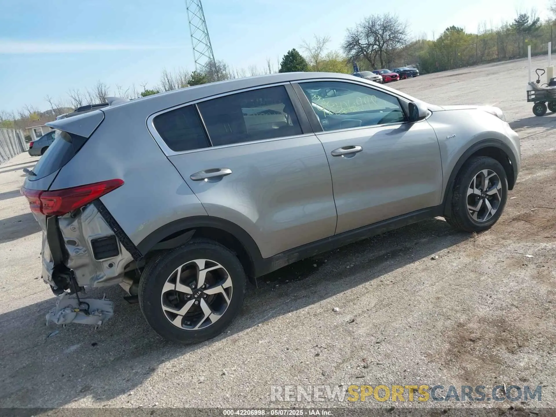 4 fotografías del automóvil dañado KNDPMCAC0M7862502 KIA SPORTAGE 2021