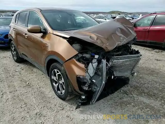 10 fotografías del automóvil dañado KNDPMCAC0M7876075 KIA SPORTAGE 2021