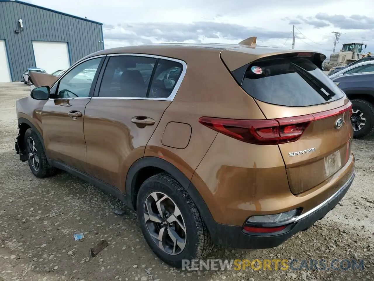 2 fotografías del automóvil dañado KNDPMCAC0M7876075 KIA SPORTAGE 2021