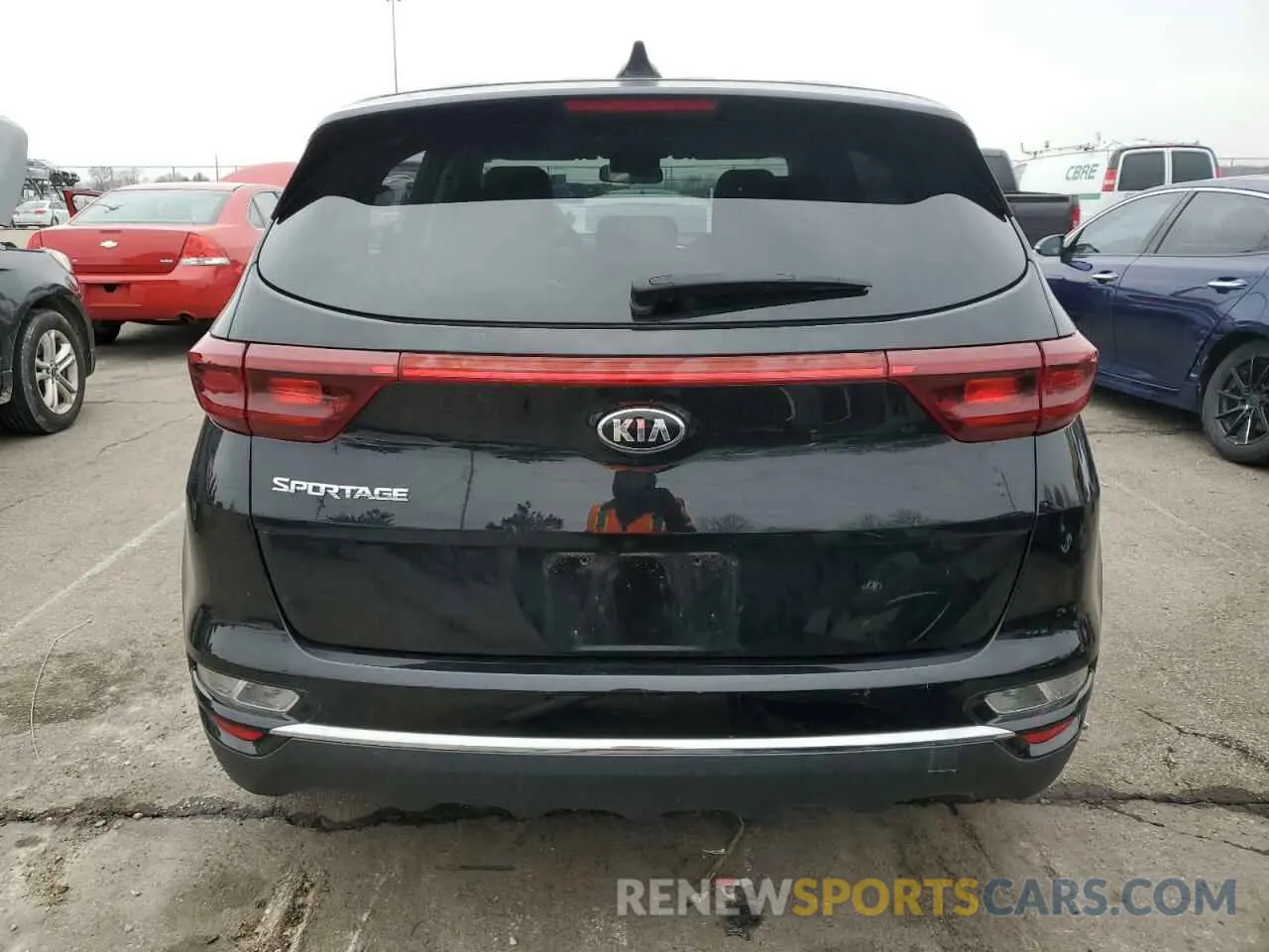 6 fotografías del automóvil dañado KNDPMCAC0M7909785 KIA SPORTAGE 2021