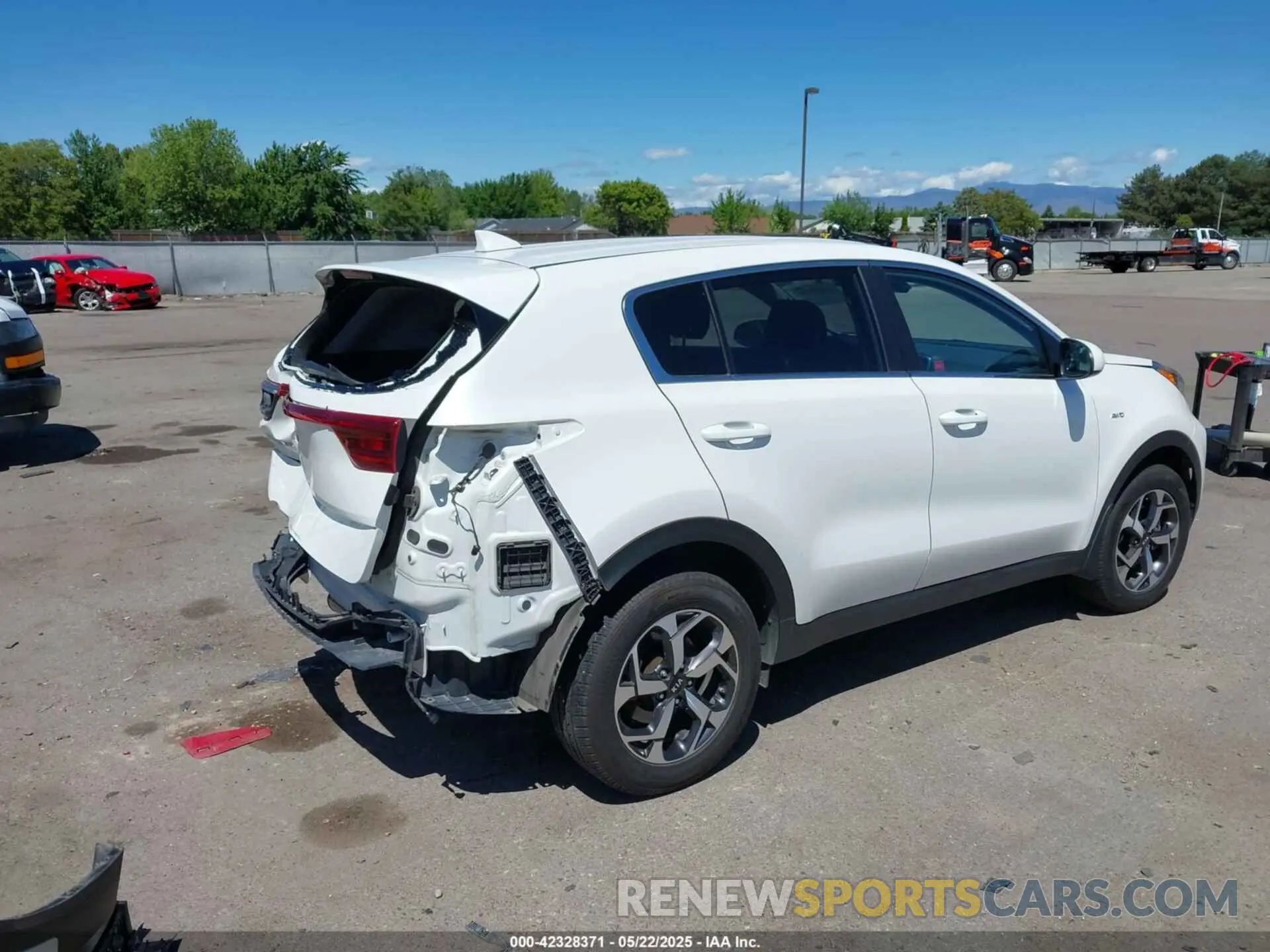 4 fotografías del automóvil dañado KNDPMCAC1M7941791 KIA SPORTAGE 2021