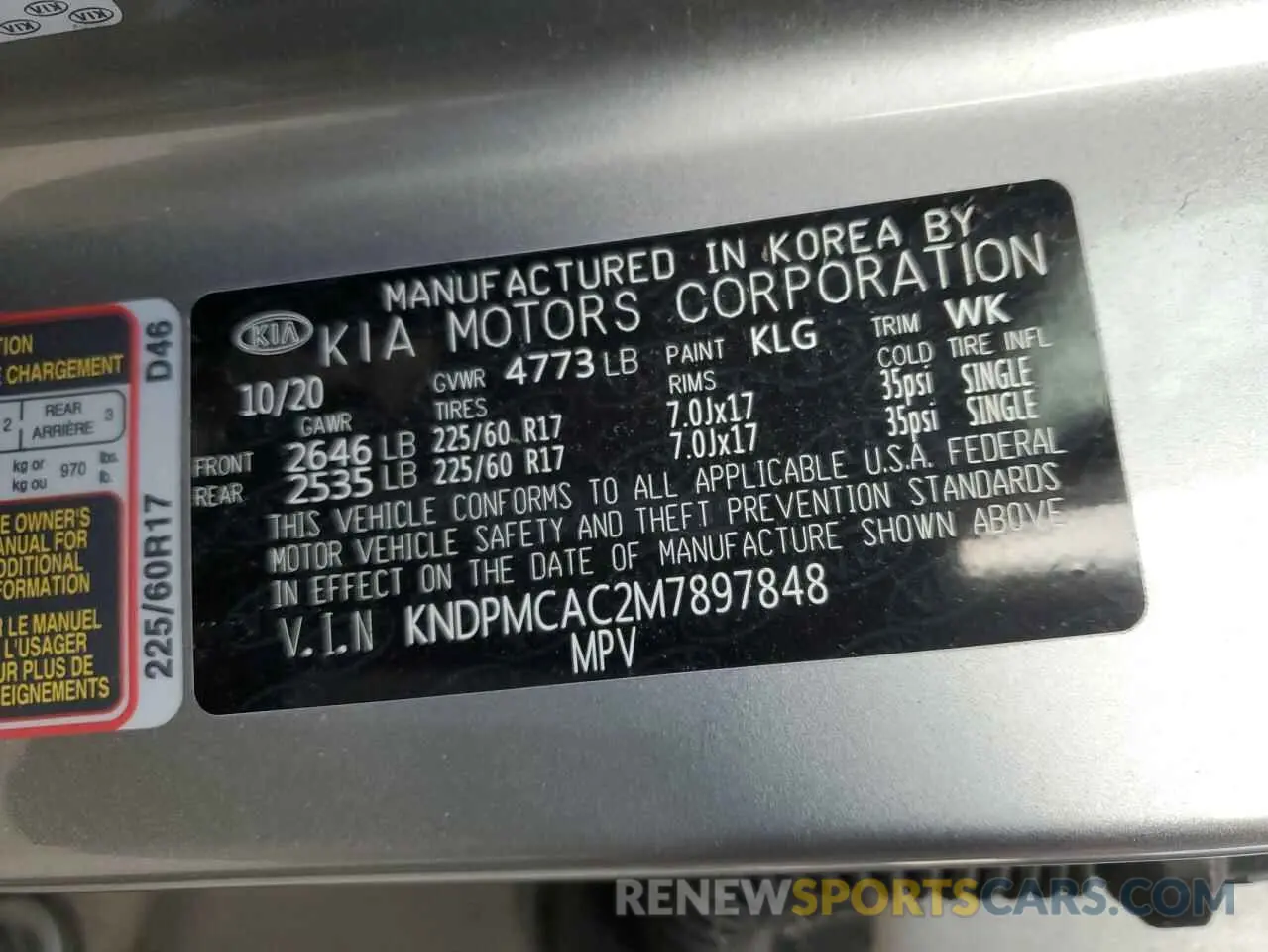 13 fotografías del automóvil dañado KNDPMCAC2M7897848 KIA SPORTAGE 2021