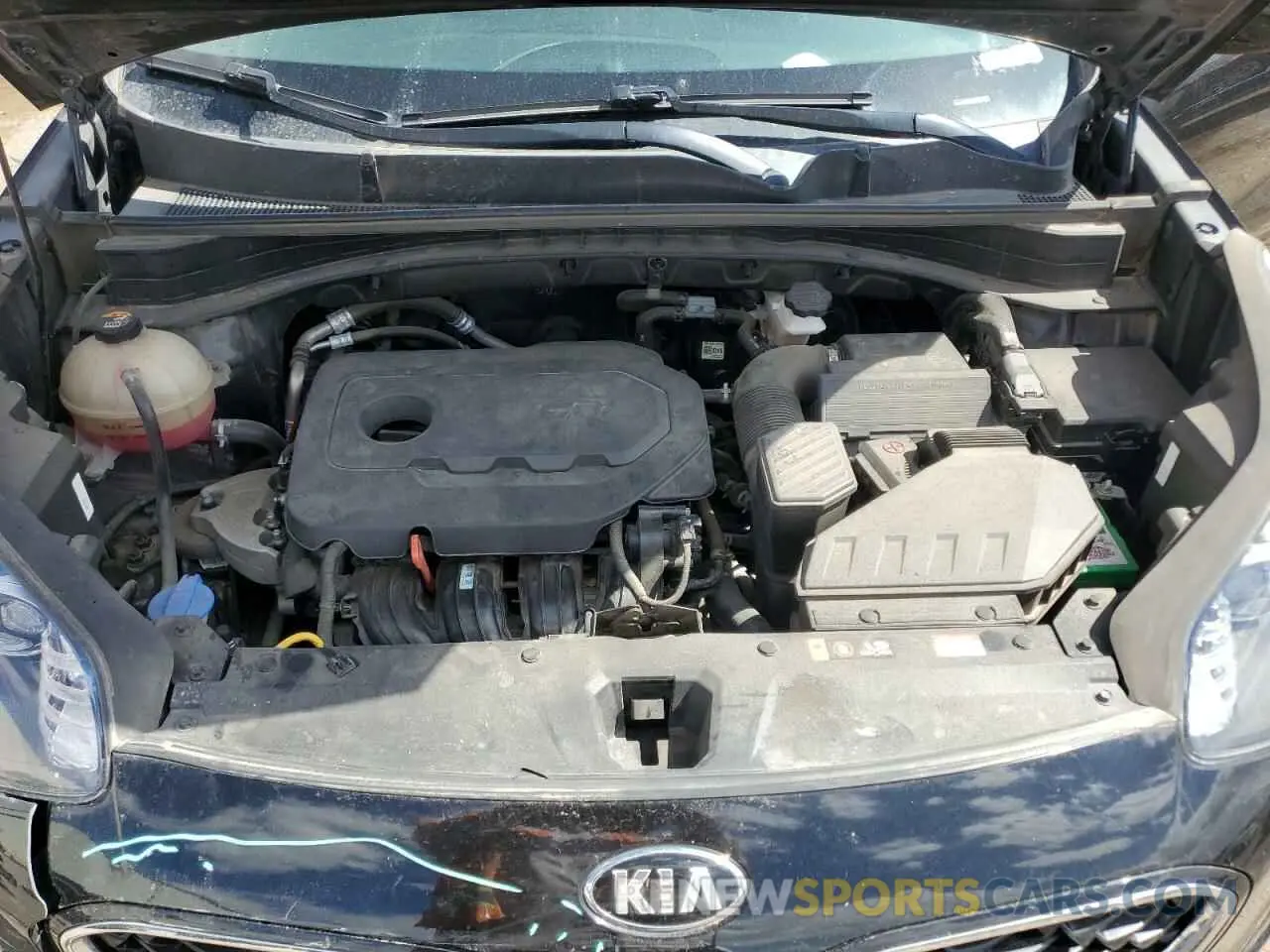 12 fotografías del automóvil dañado KNDPMCAC2M7917032 KIA SPORTAGE 2021