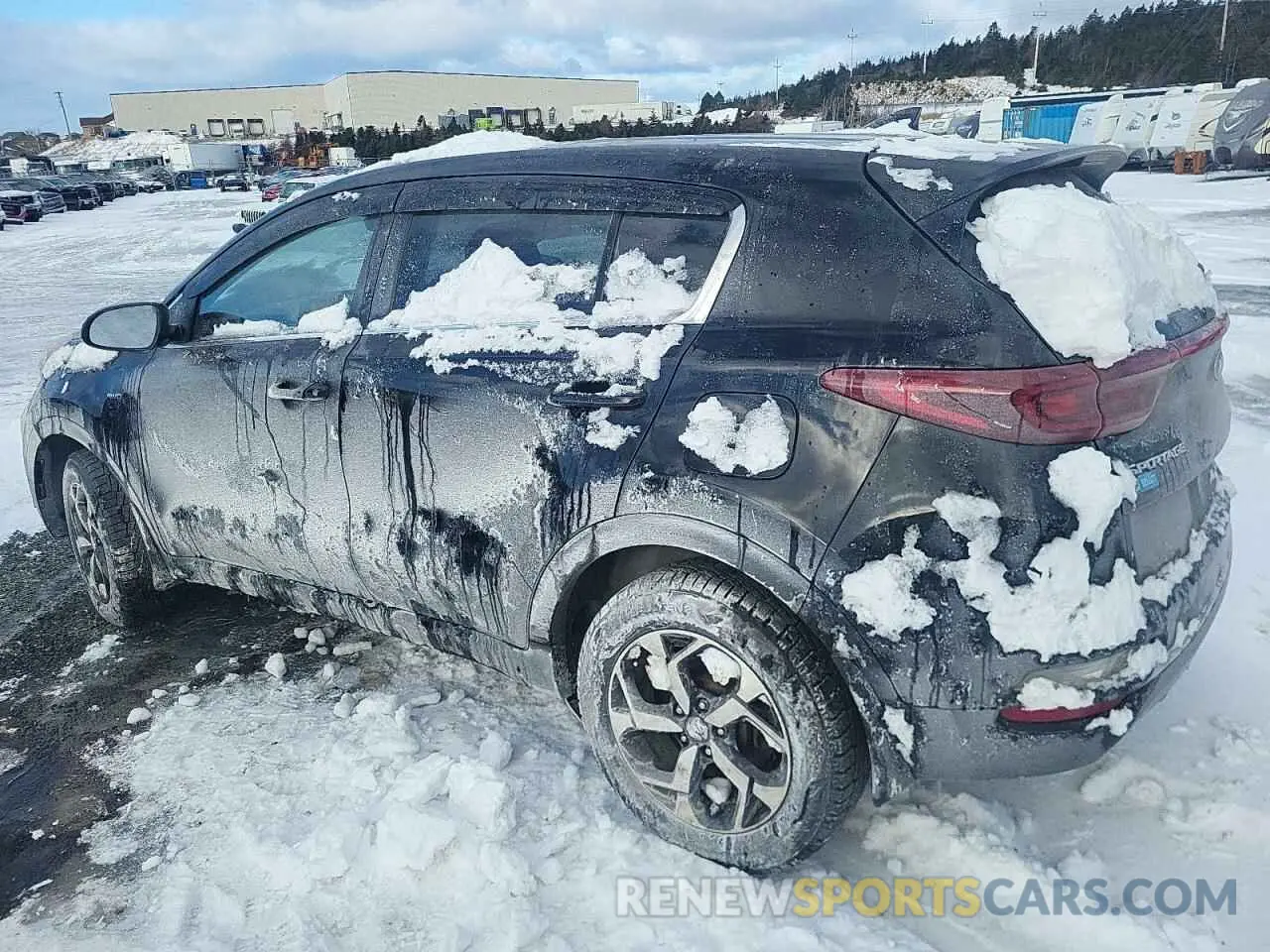 2 fotografías del automóvil dañado KNDPMCAC3M7853356 KIA SPORTAGE 2021