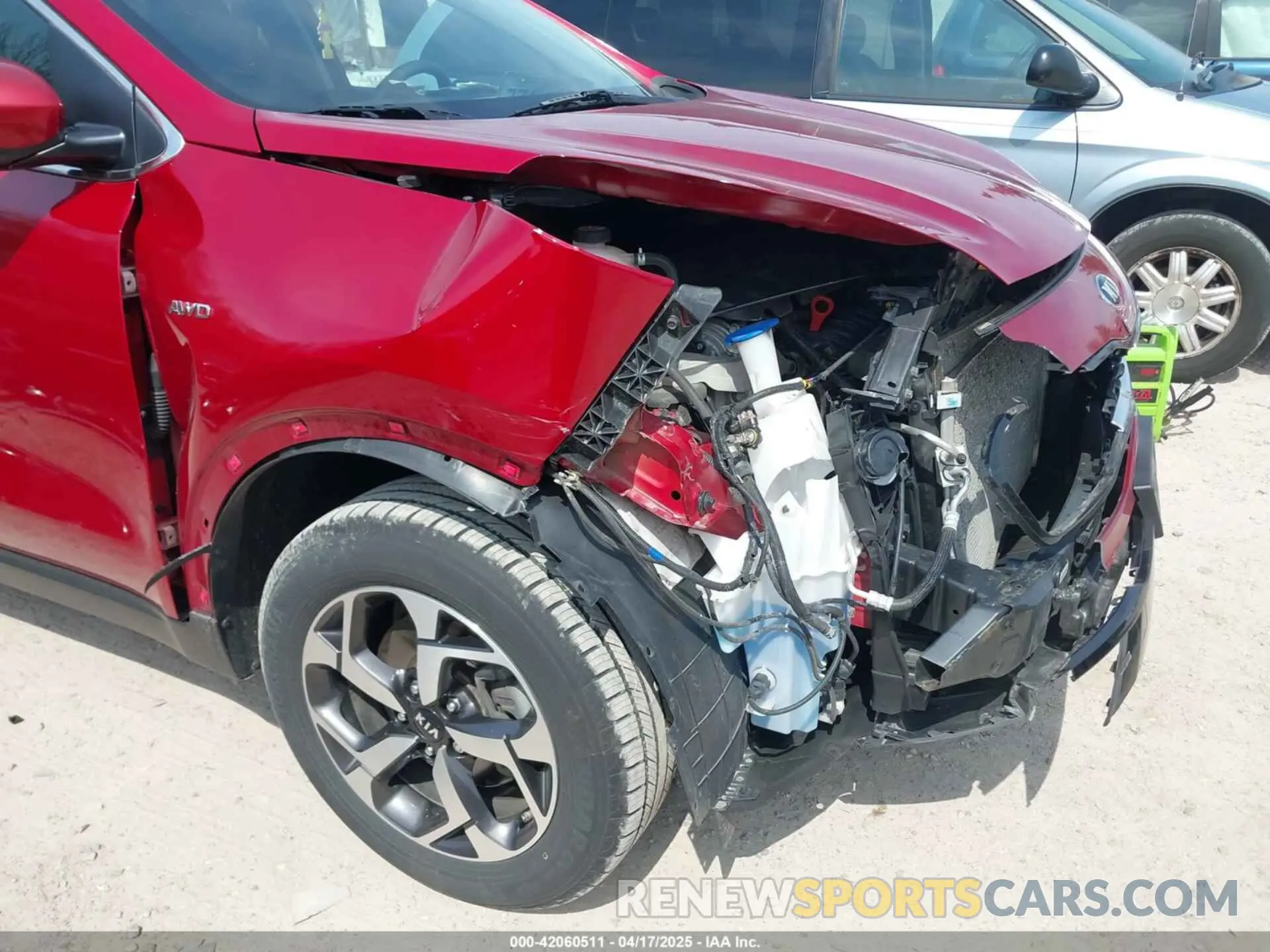 17 fotografías del automóvil dañado KNDPMCAC3M7901633 KIA SPORTAGE 2021