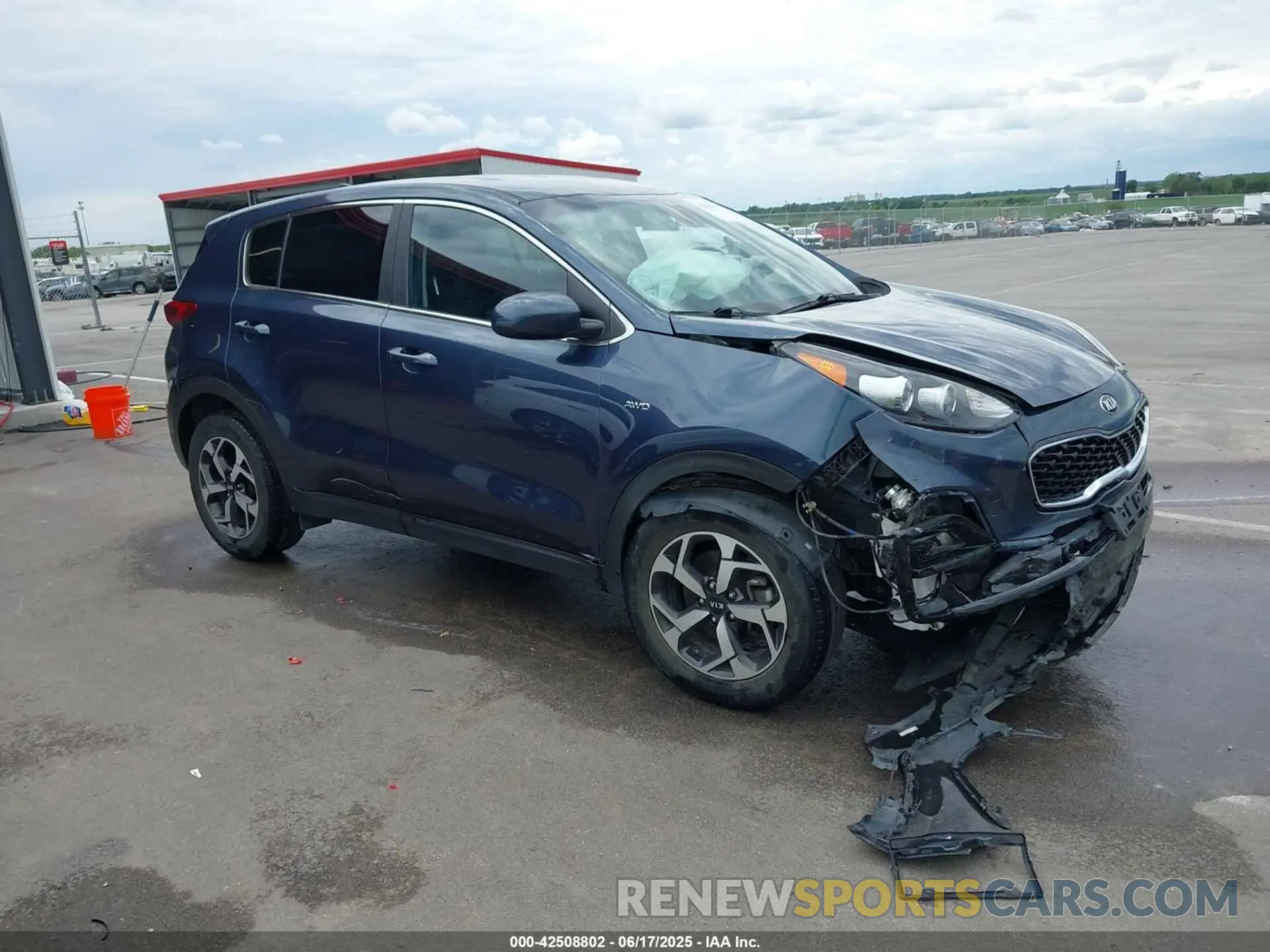 1 fotografías del automóvil dañado KNDPMCAC3M7912938 KIA SPORTAGE 2021