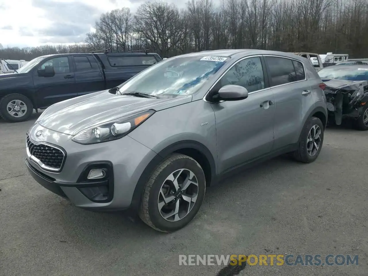 1 fotografías del automóvil dañado KNDPMCAC4M7904833 KIA SPORTAGE 2021
