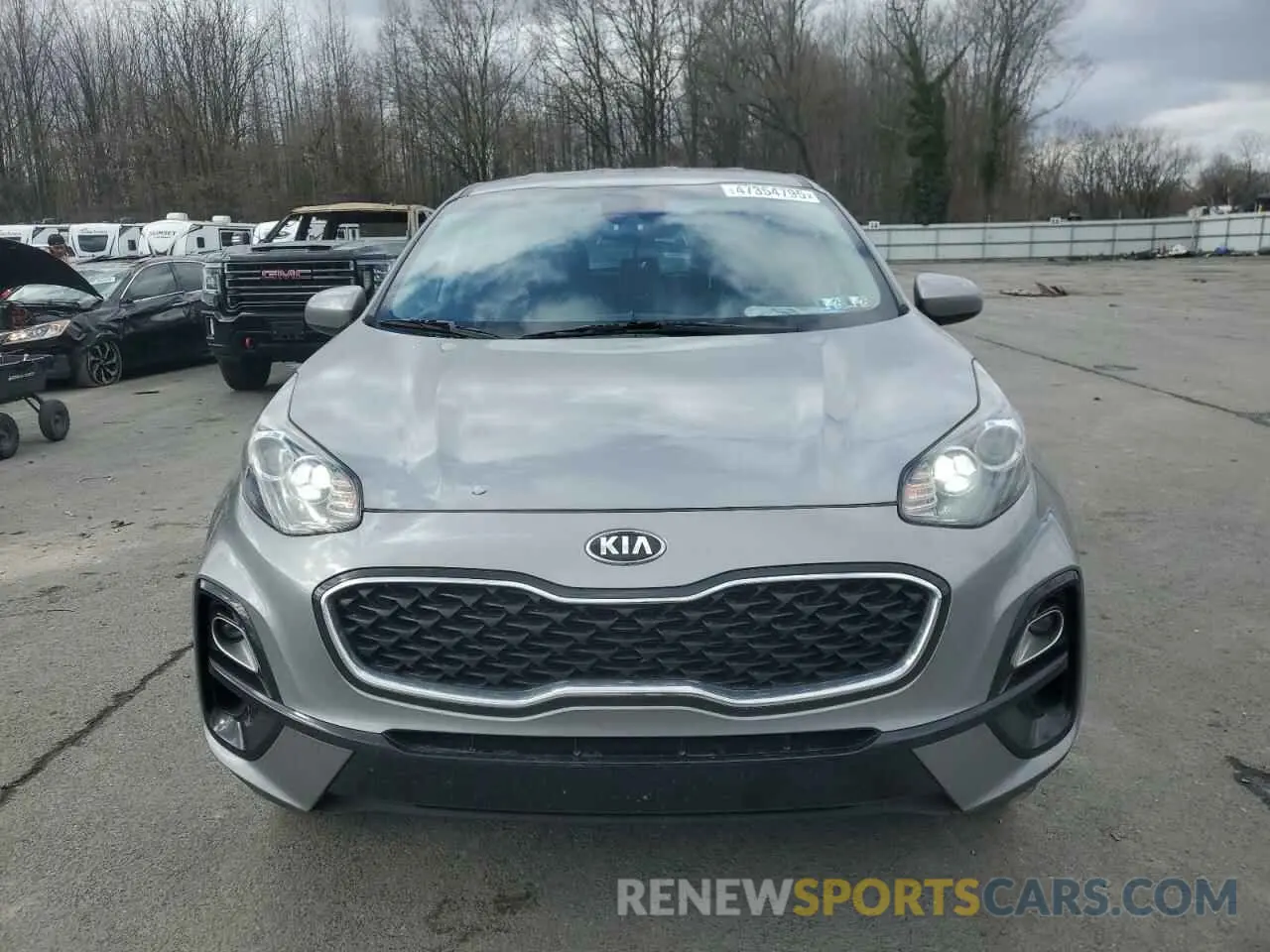 5 fotografías del automóvil dañado KNDPMCAC4M7904833 KIA SPORTAGE 2021