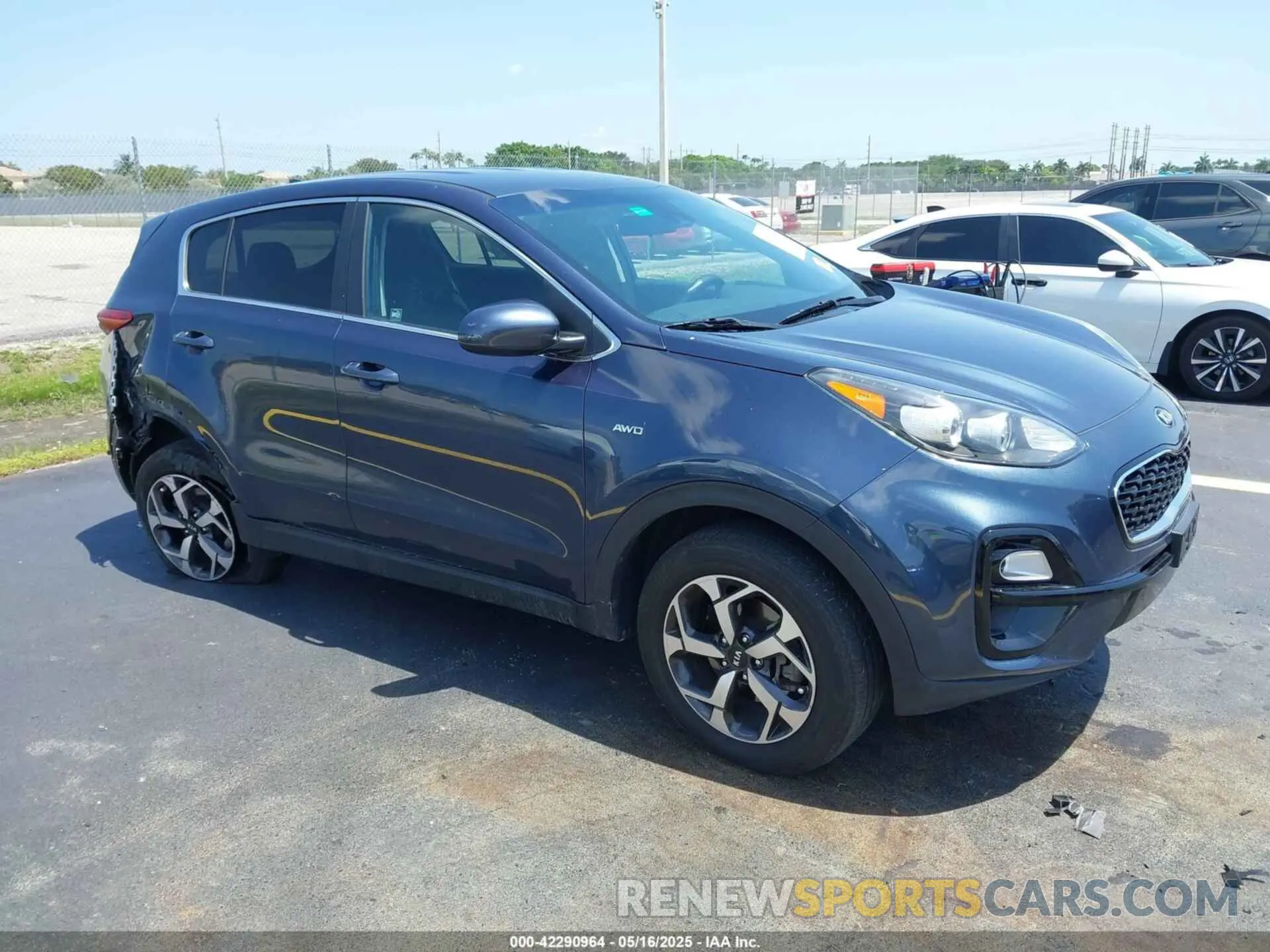 1 fotografías del automóvil dañado KNDPMCAC4M7933457 KIA SPORTAGE 2021