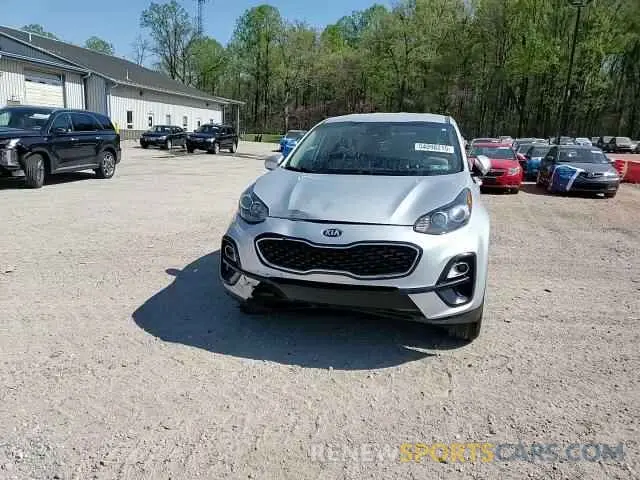 14 fotografías del automóvil dañado KNDPMCAC5M7862219 KIA SPORTAGE 2021