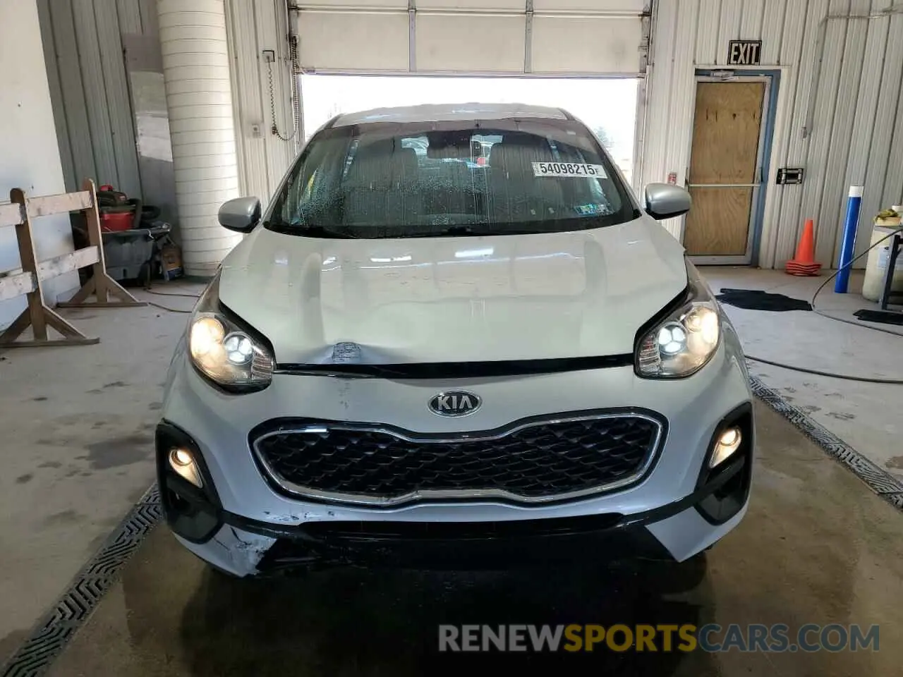 5 fotografías del automóvil dañado KNDPMCAC5M7862219 KIA SPORTAGE 2021